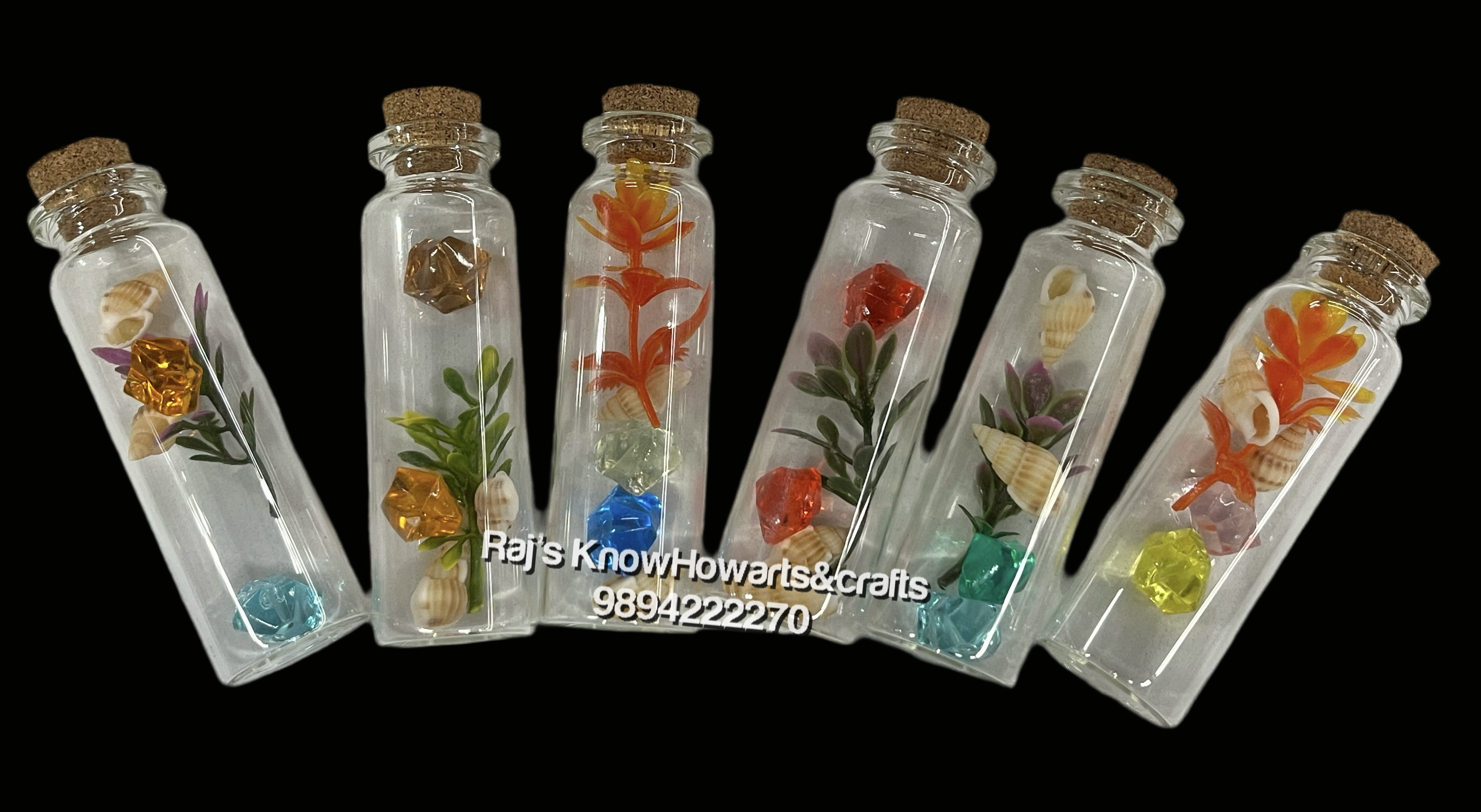 Assorted Message Bottle-MESB - 1 pc