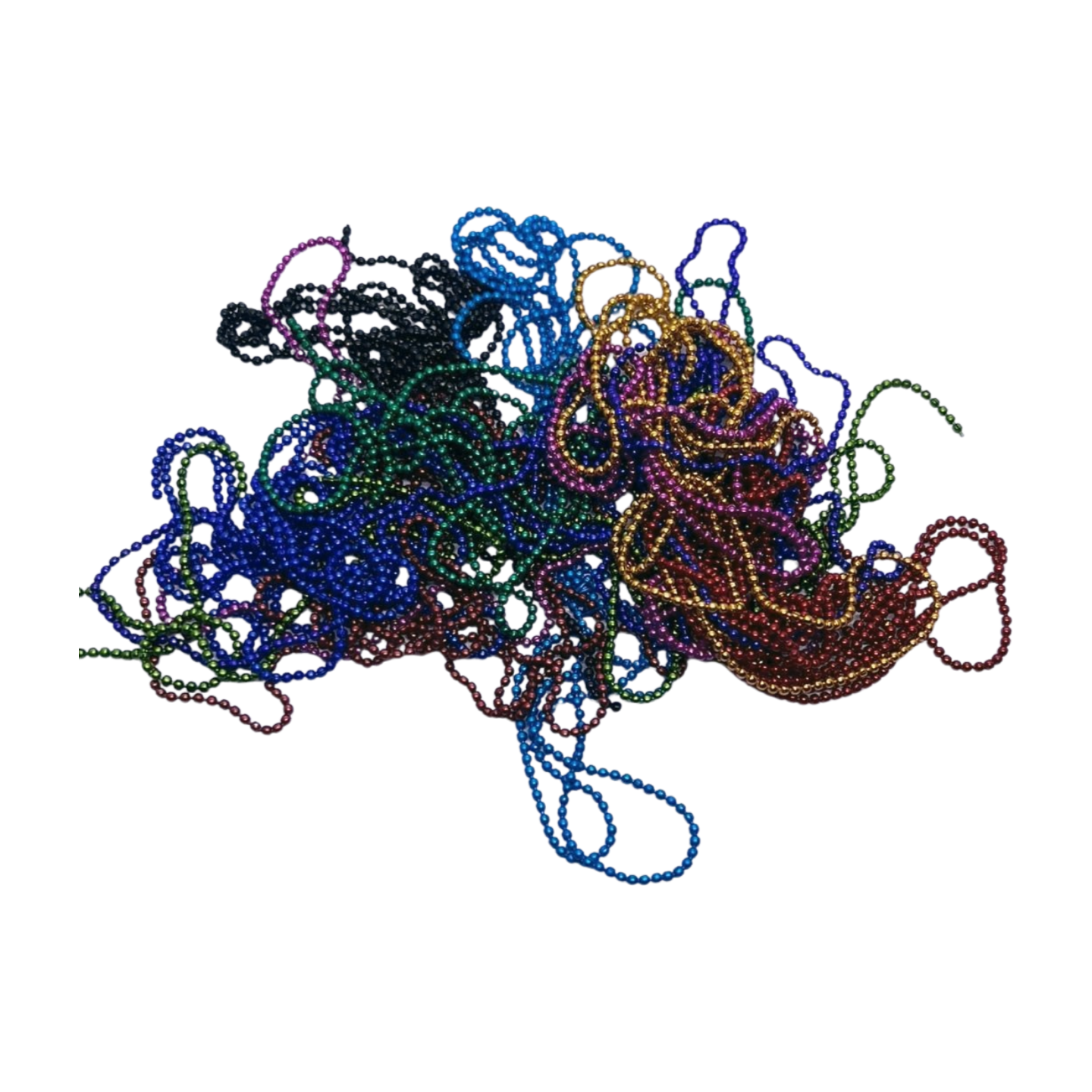 Multicolour ball chain Embroidery and jewelry making