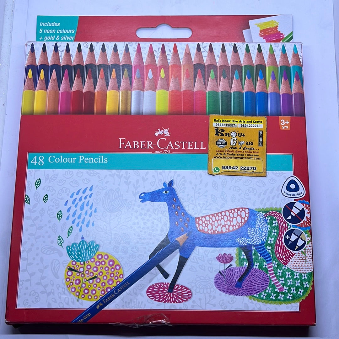 FABER Castell  48  colour pencils