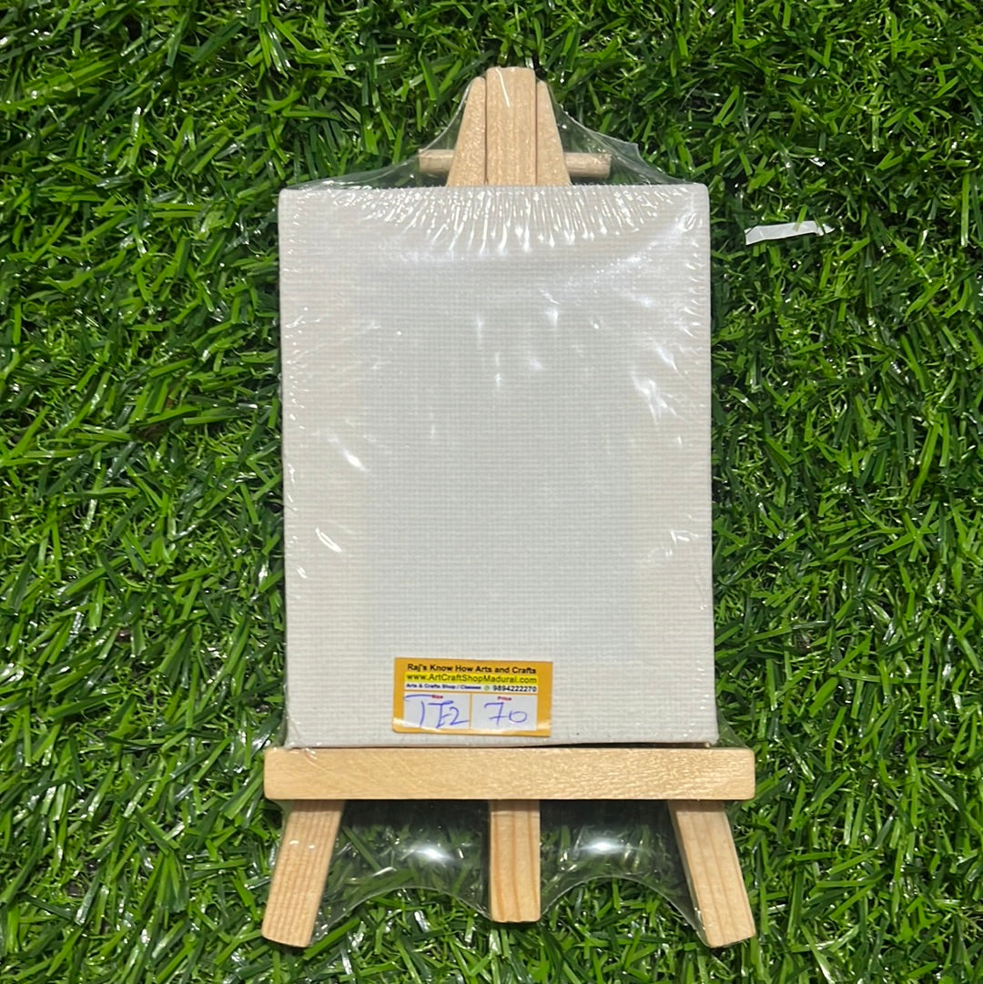 Canvas & Easel set 3x4inch