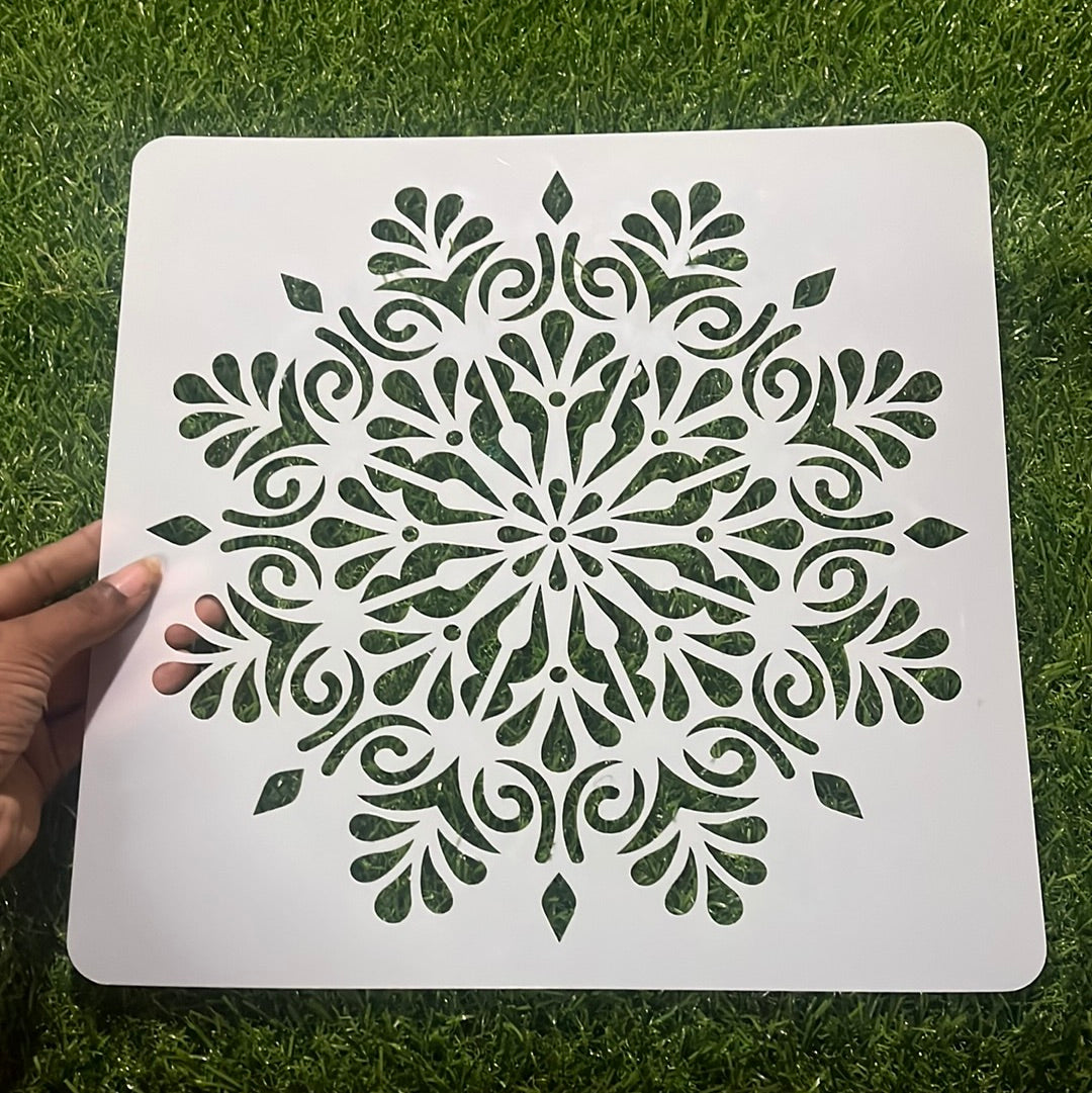 Rangoli stencil design  1