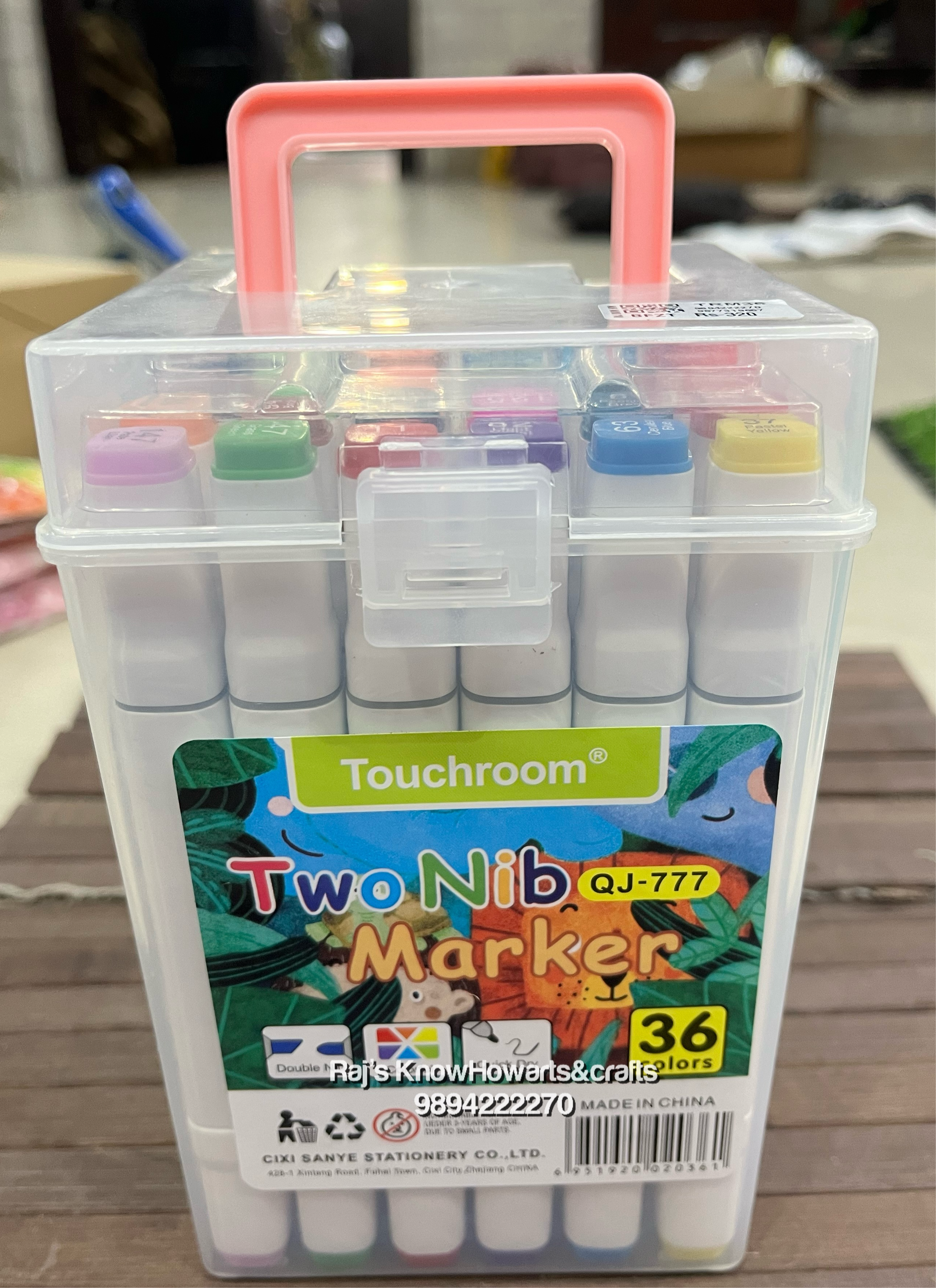 Touchroom two nib marker set 36 colour-TRM36