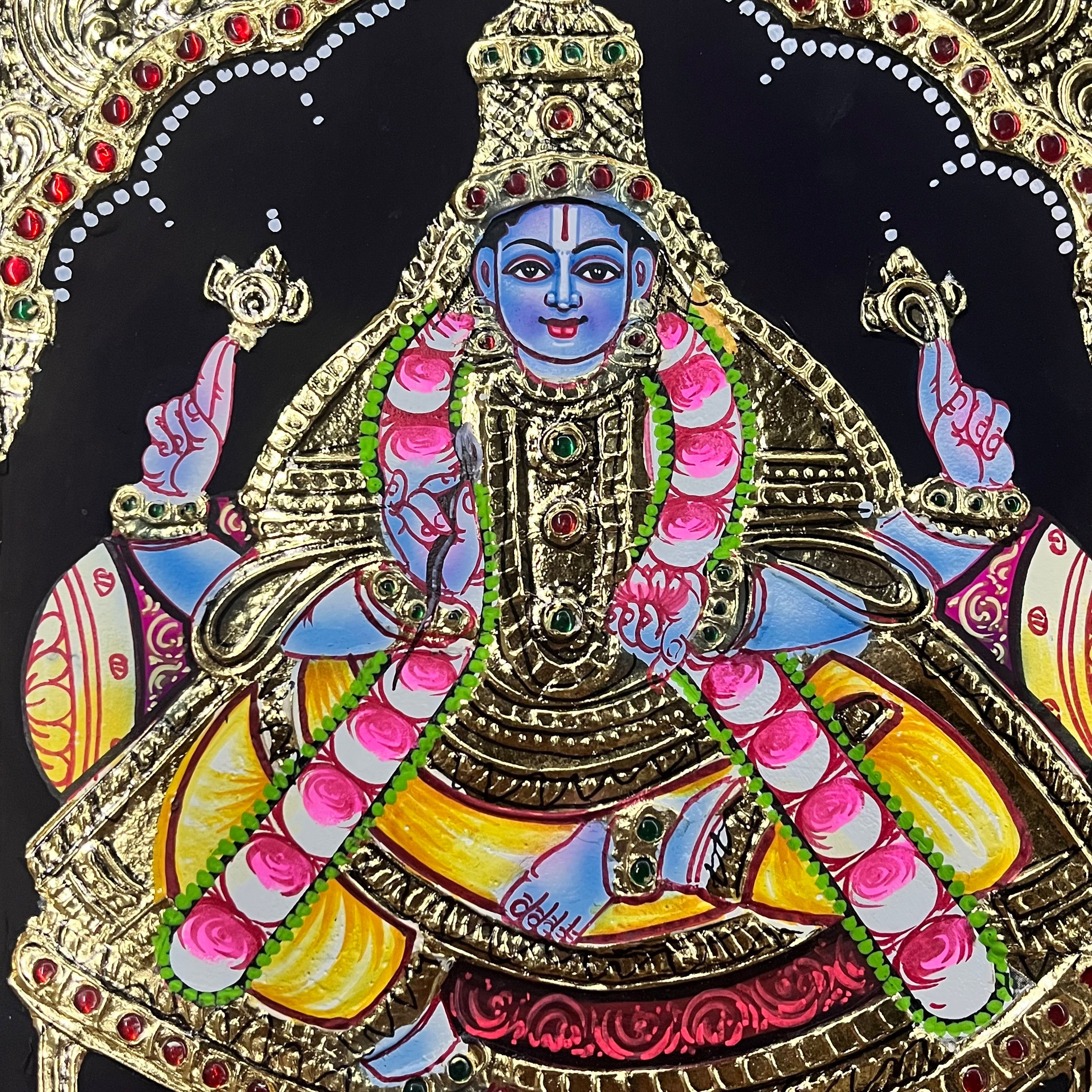 Dhanvantari Tanjore painting 8x10(15days delivery form payment date)-1pack