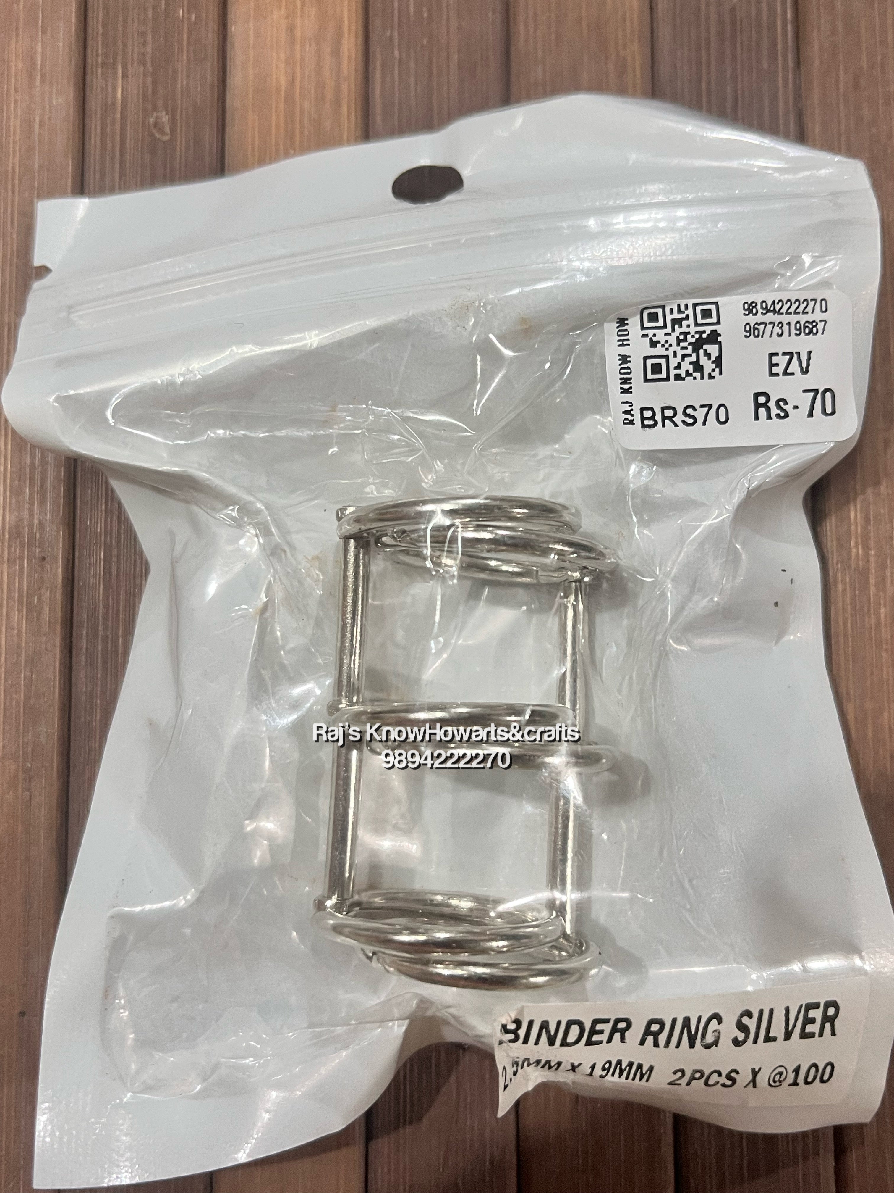 Binder ring silver - BRS70