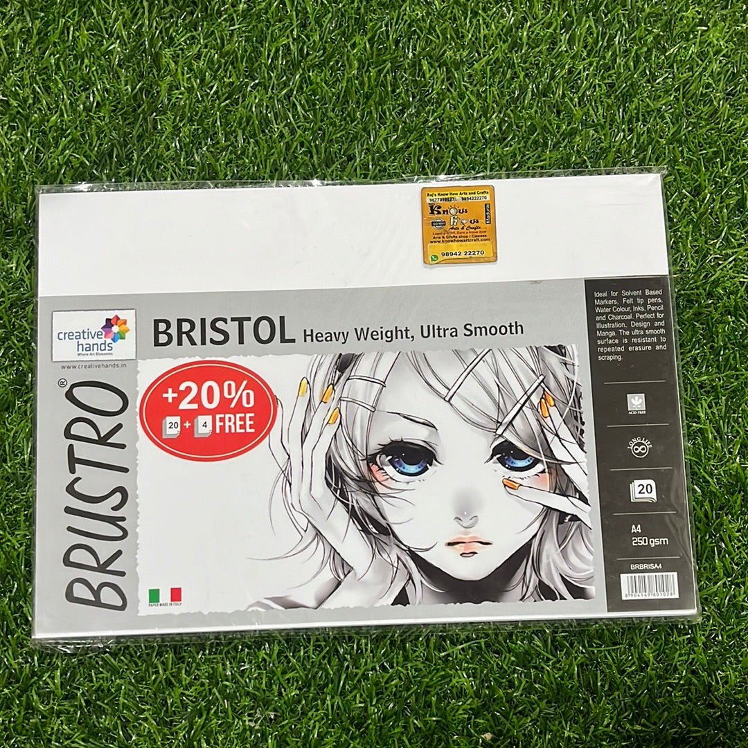 Brustrol paper 20 sheets A4 size paper 250gsm