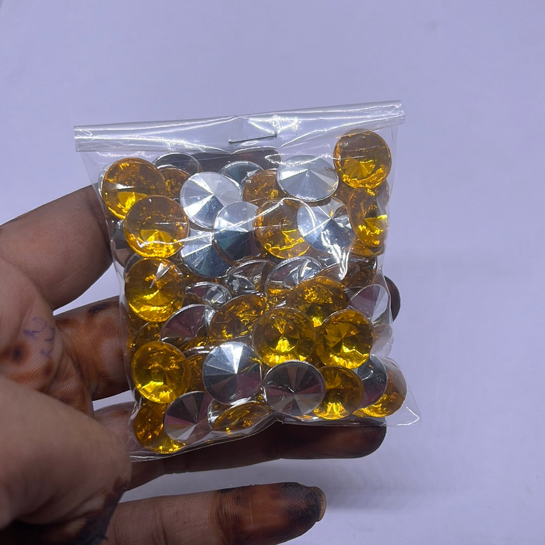 12mm Acrylic Diamond orange -10g 4