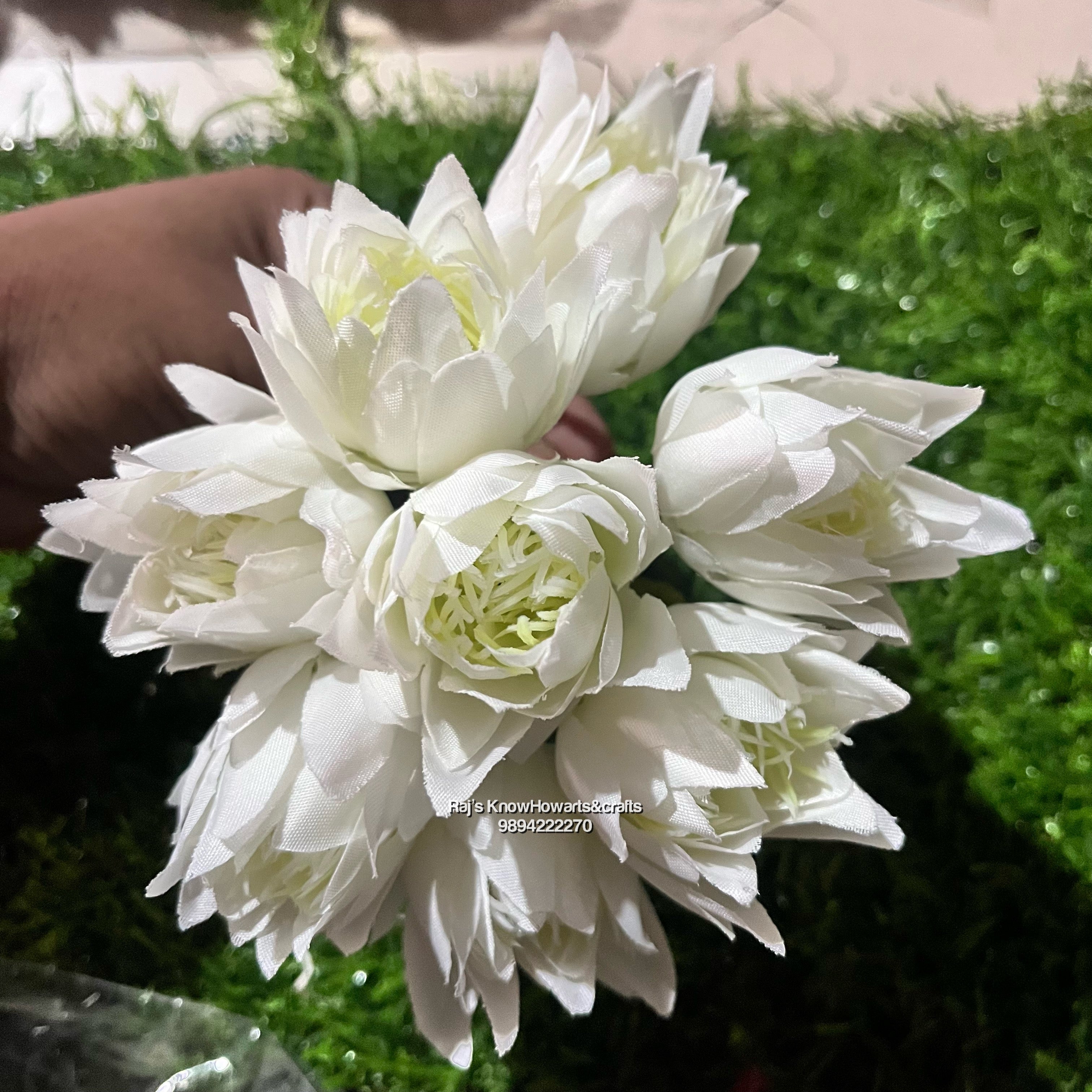 Bell Flower White- 10 piece in a Pack