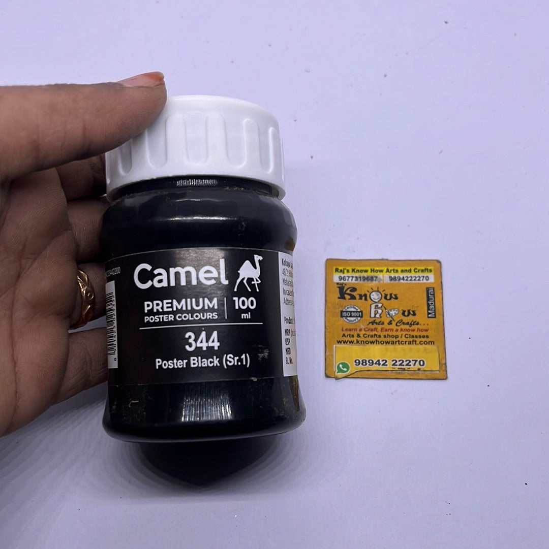 Camel premium poster colours poster black 100 ml