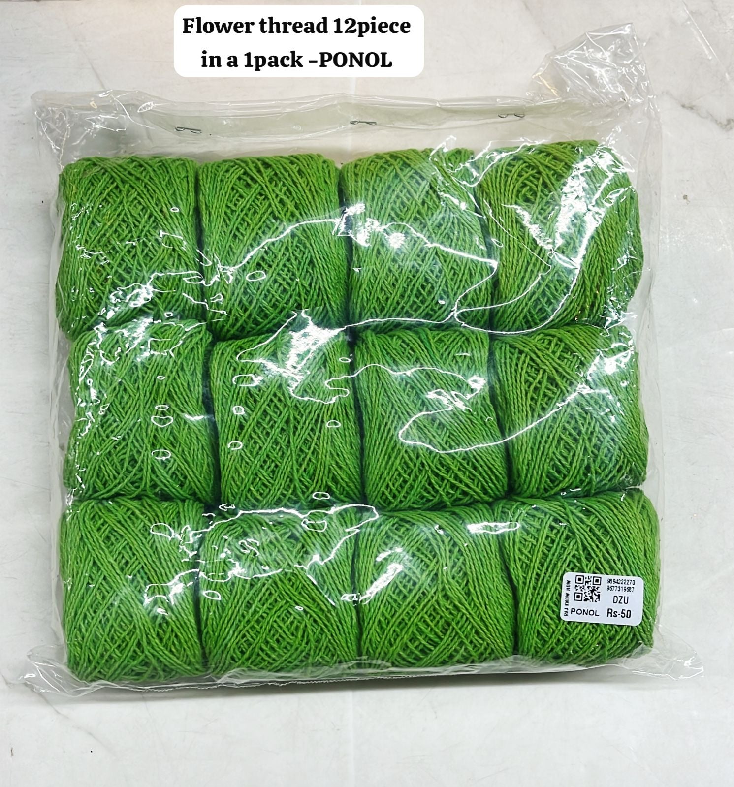 Flower thread 12piece in a 1pack /PONOL