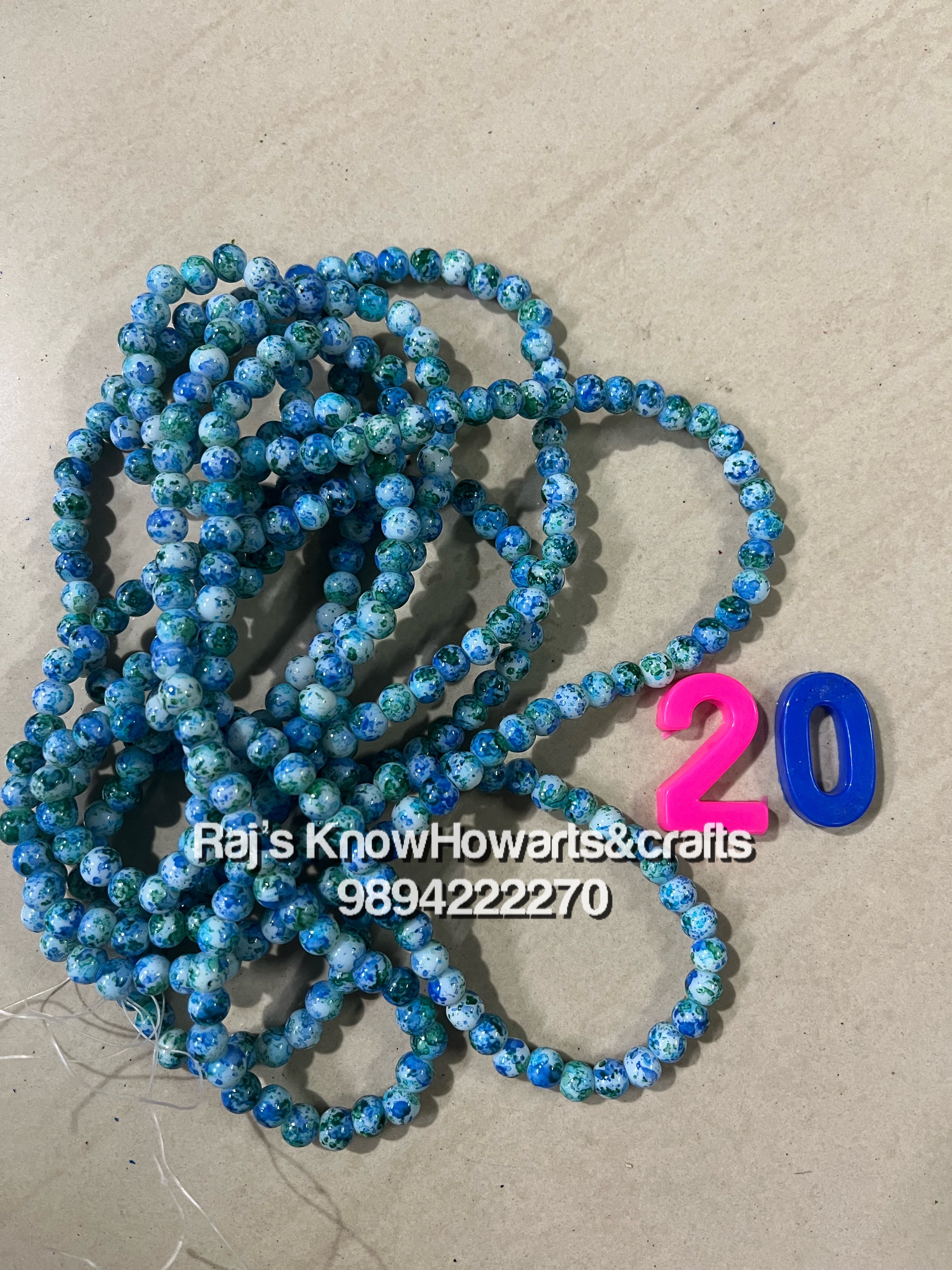 Marble beads - 20