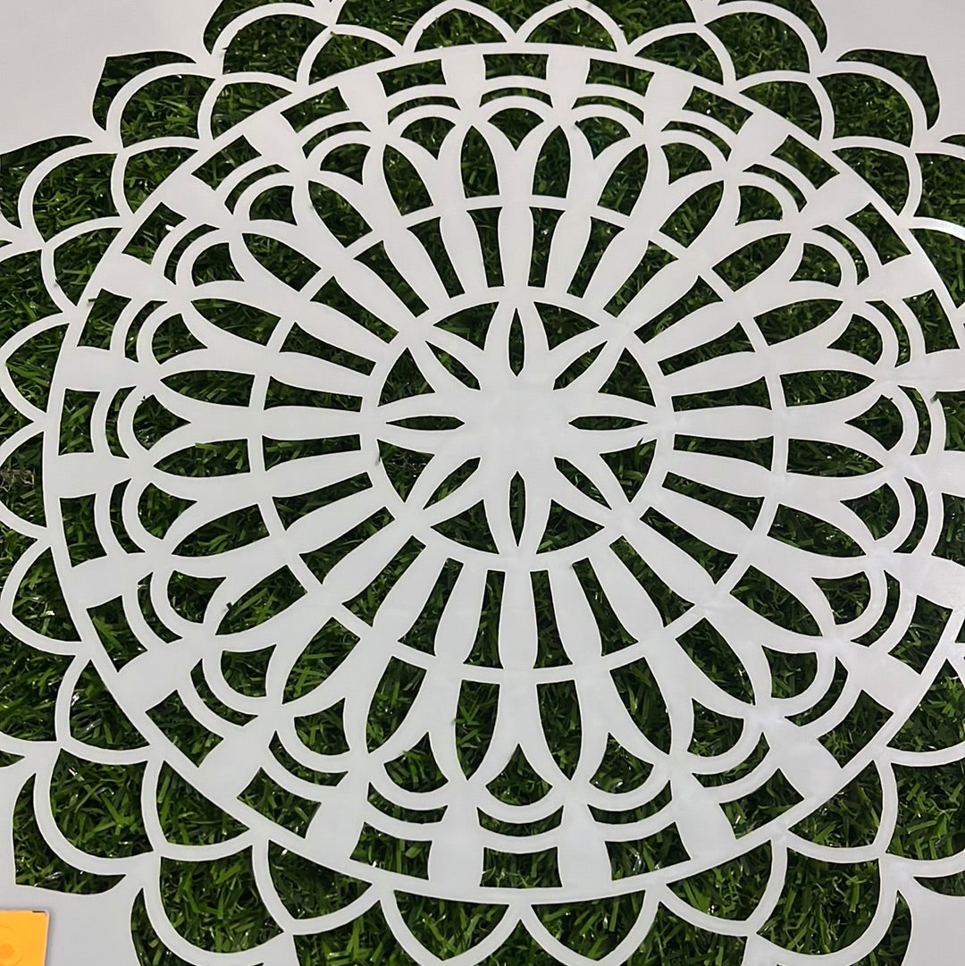 Rangoli stencil design  5