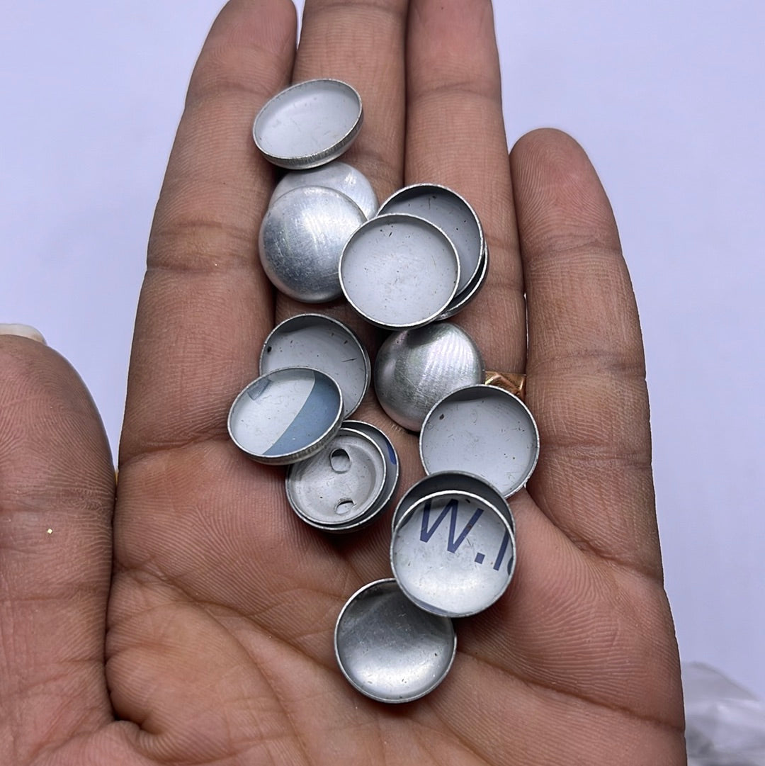 Blank button badge parts set