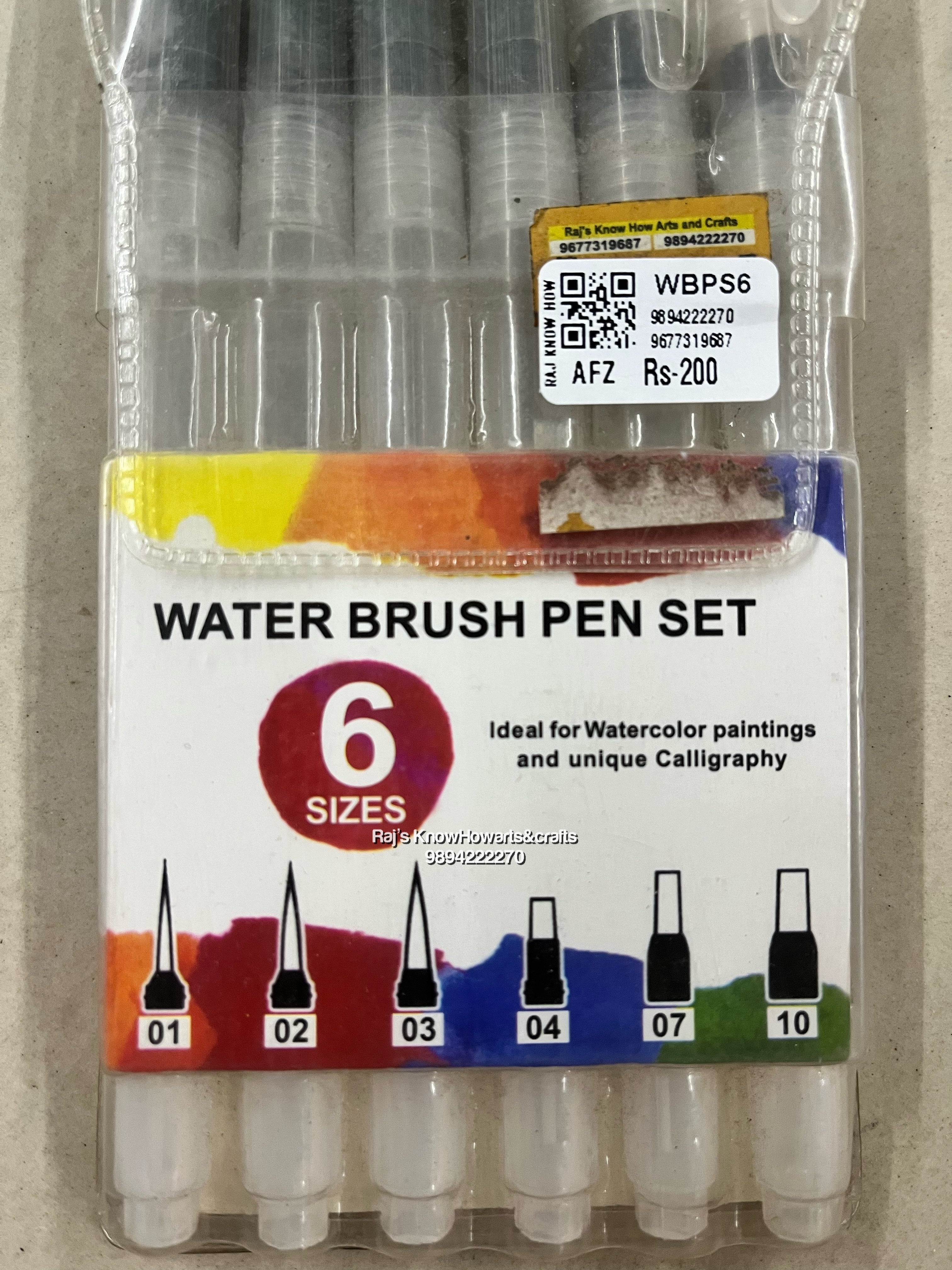 Water brush pen Set  - WPBS6