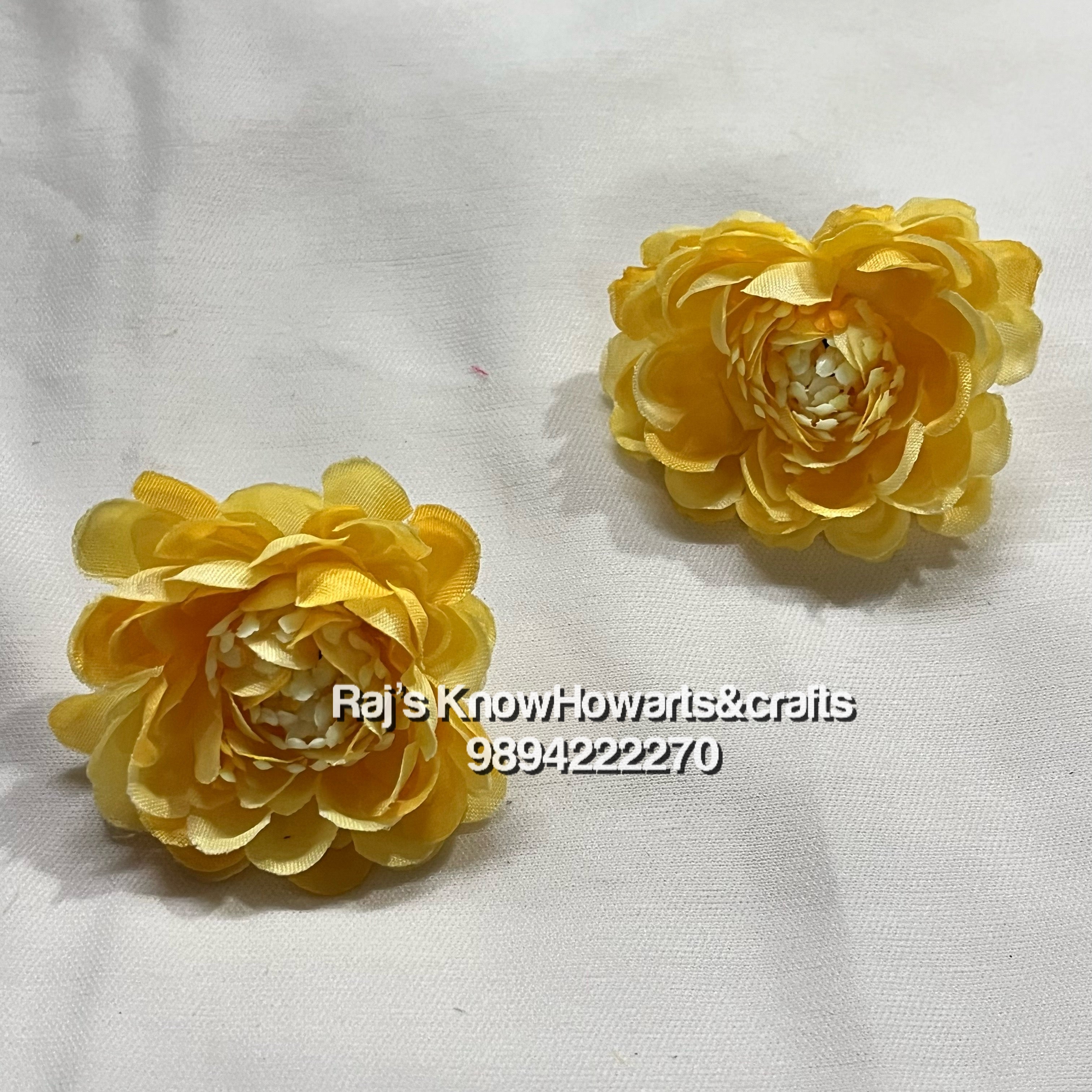 Dhalias Yellow- 10 pc in a pack