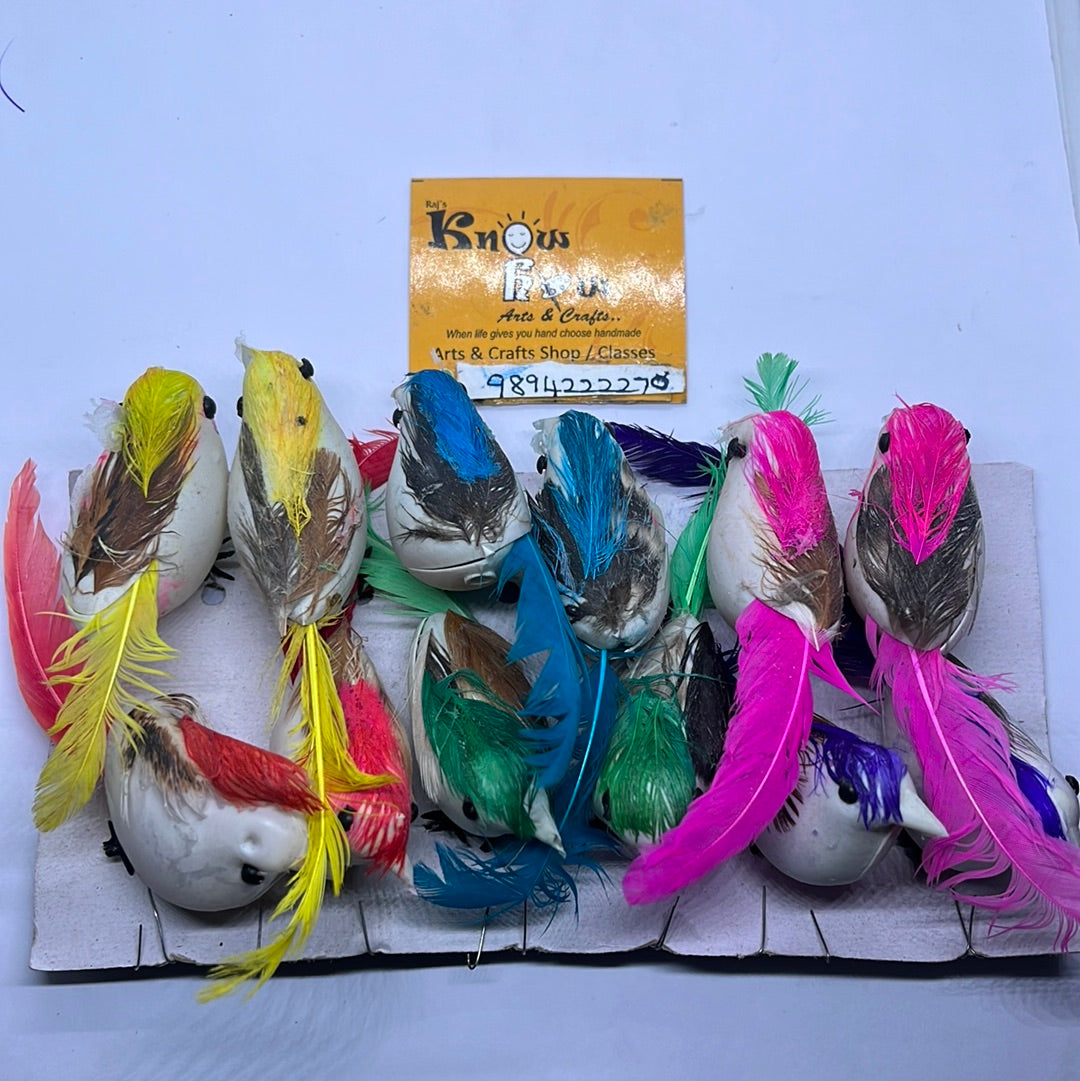 Know how multicolour artificial birds