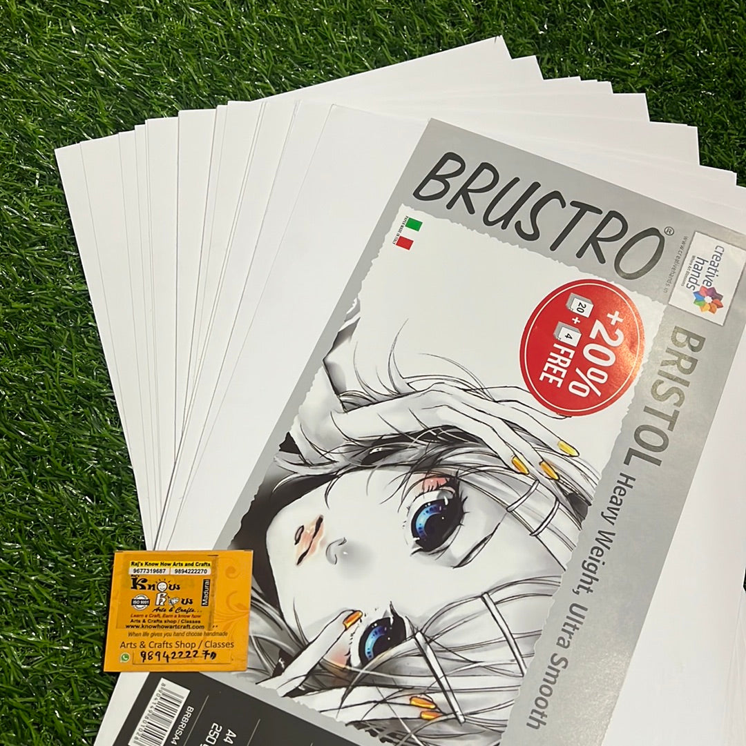 Brustrol paper 20 sheets A4 size paper 250gsm