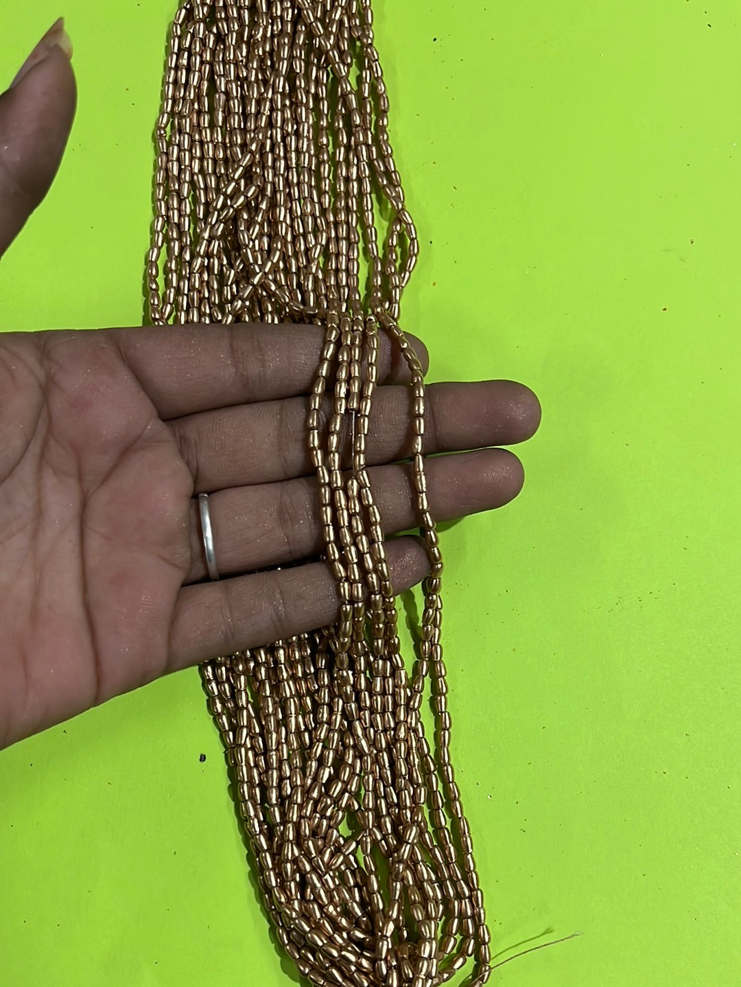 Wheat kothumai beads -500 piece in a bunch 1