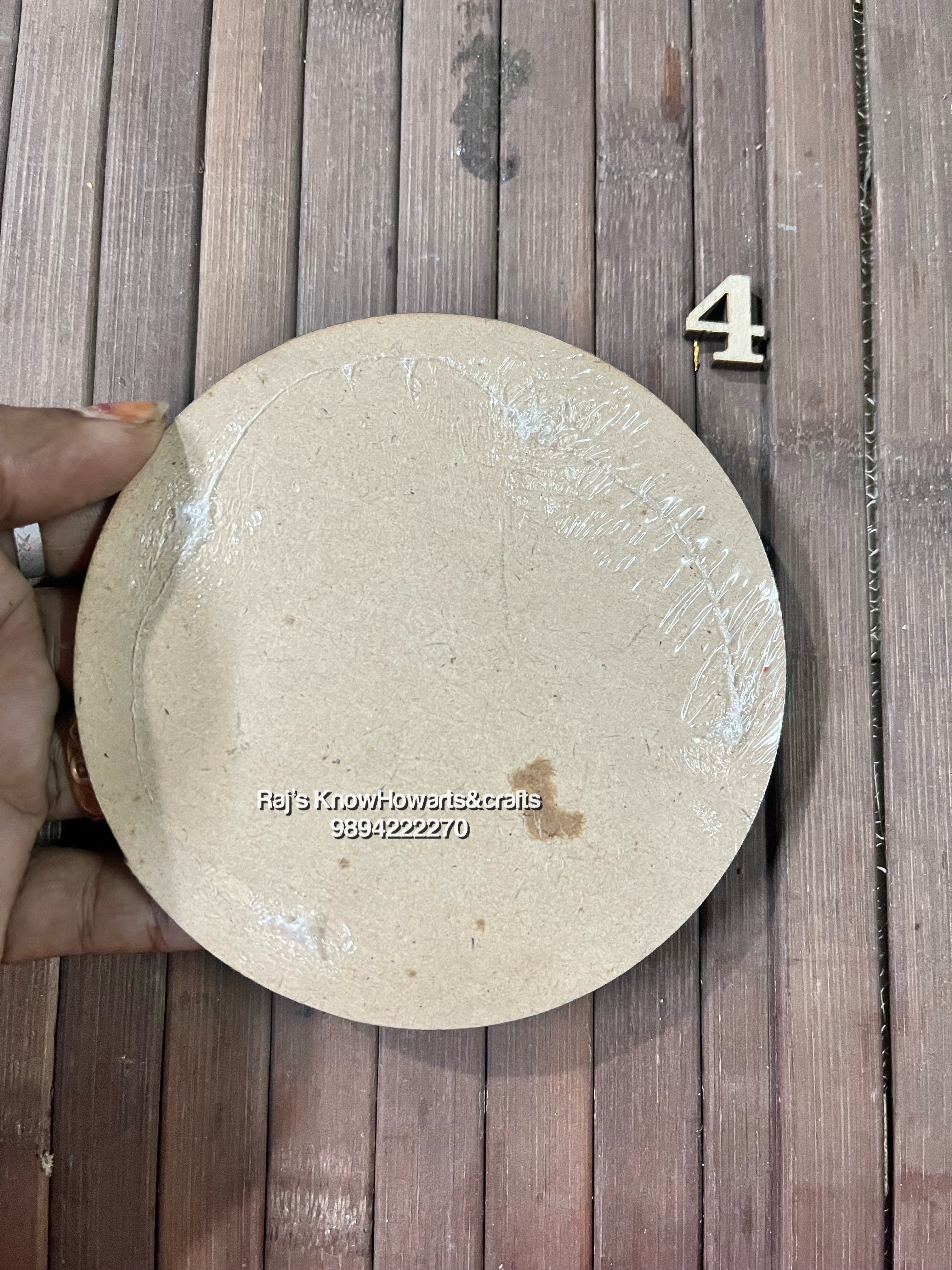 Mdf CIRCLE 4 inch-MDFC4