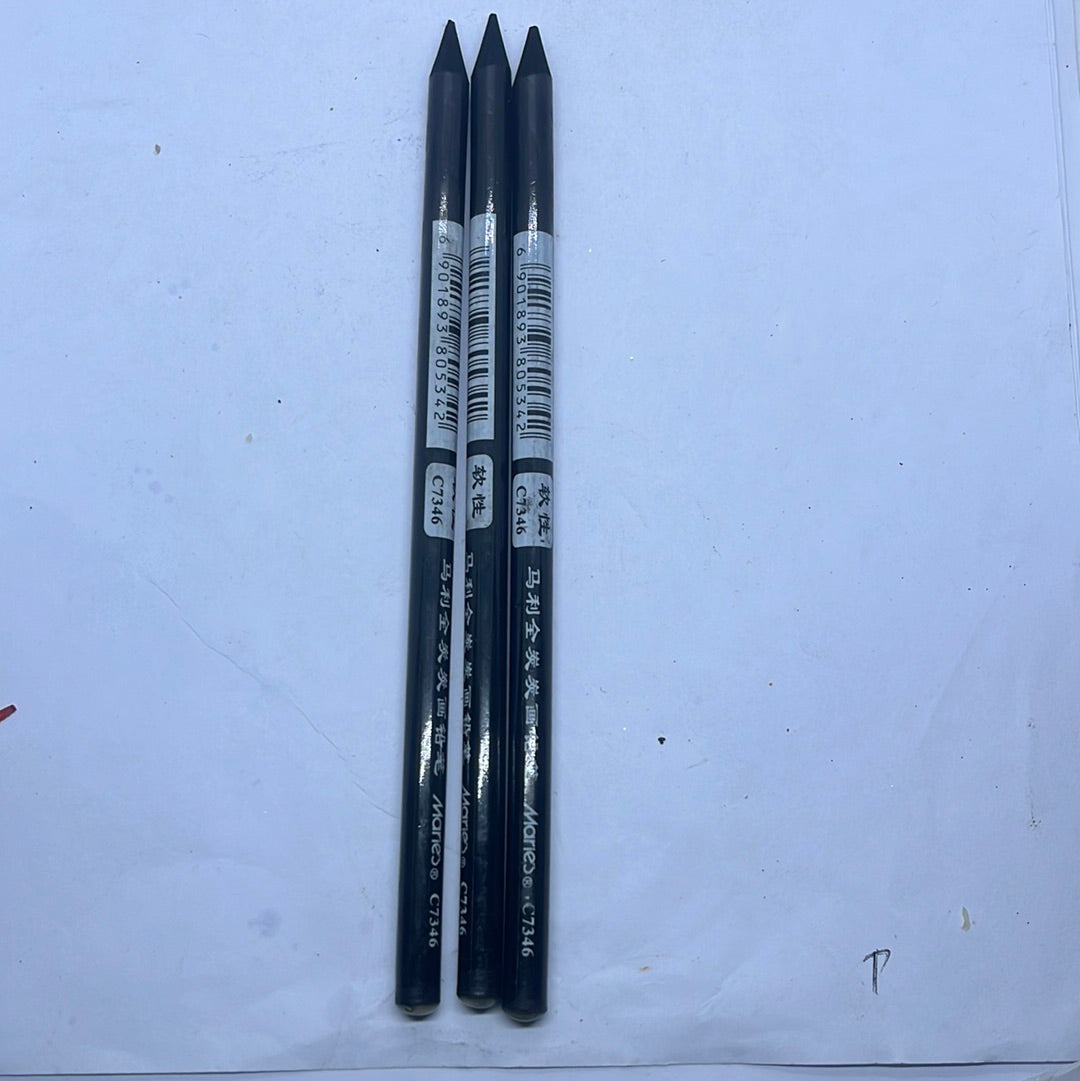 Wooden charcoal pencils