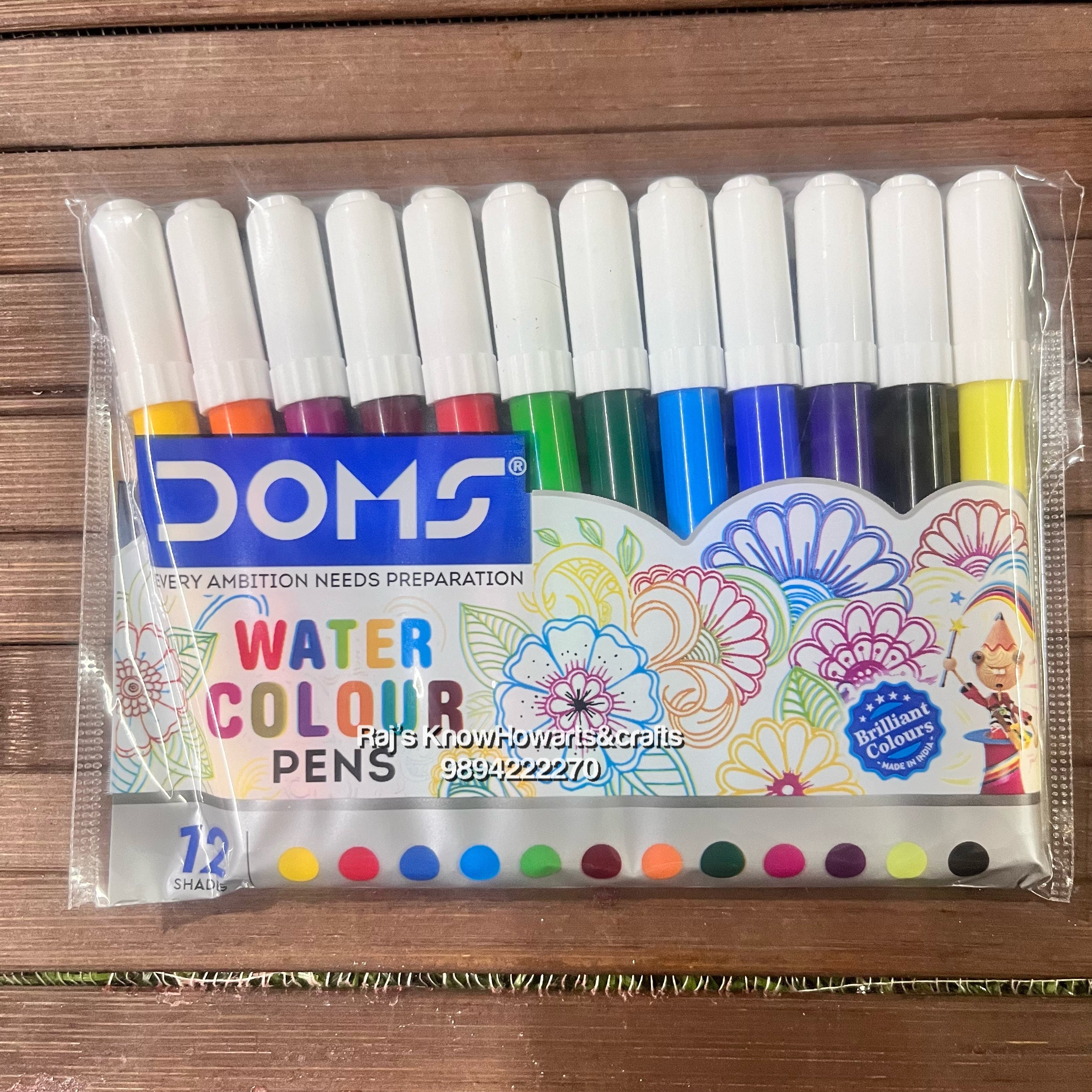 Doms water colour pens - 12 shades