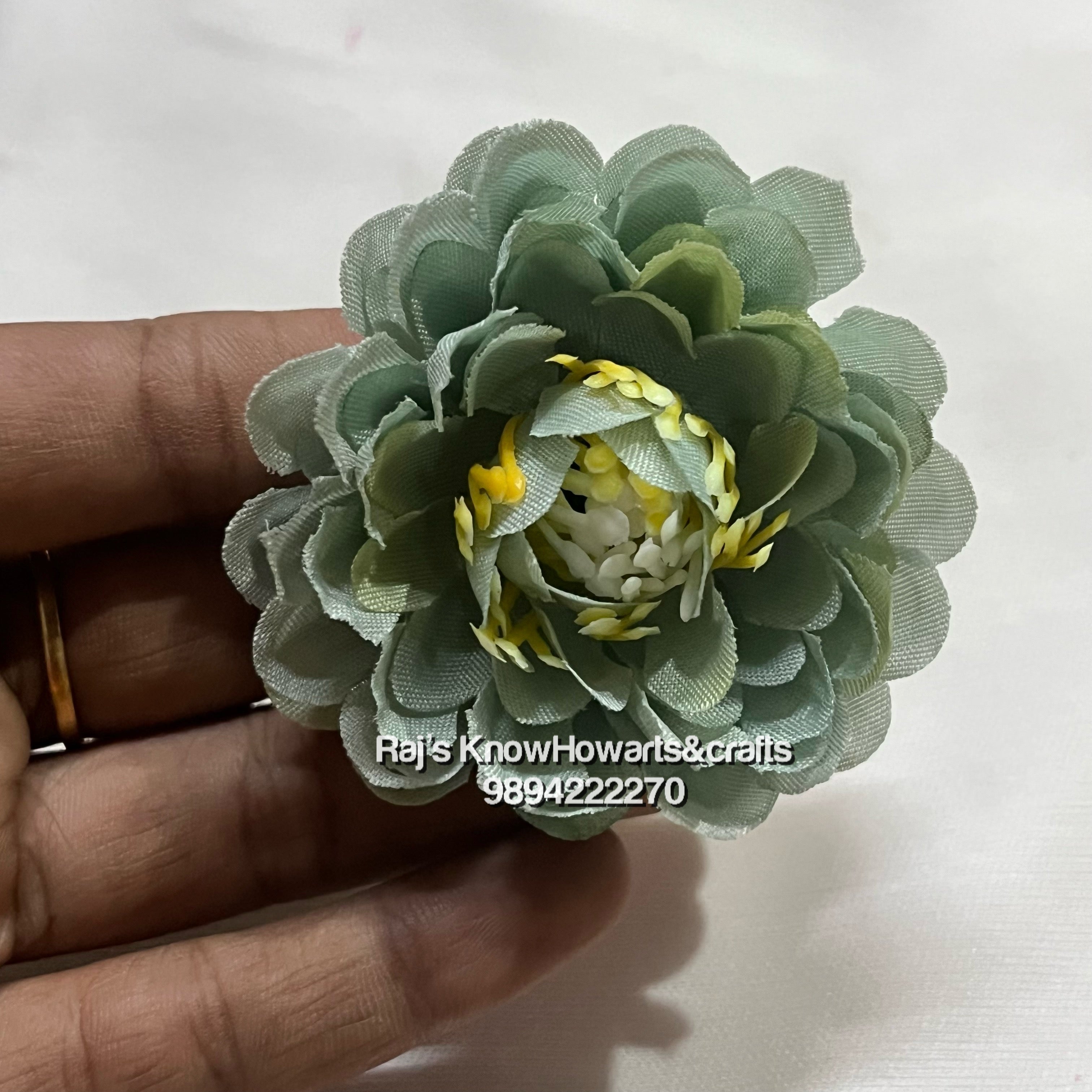 Dhalias Pastel Green- 10 pc in a pack