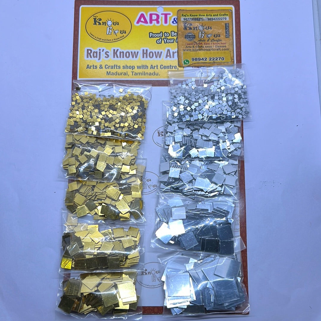Gold silver mirror sequence  kit