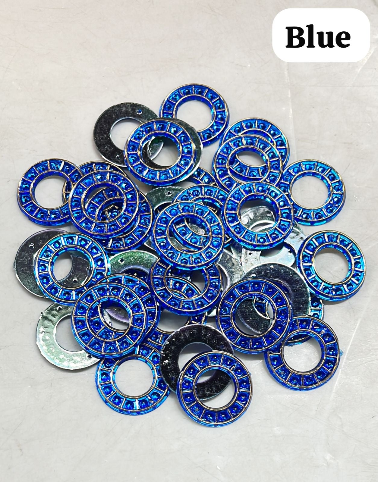 Rakhi kundan 50g-1pack assorted