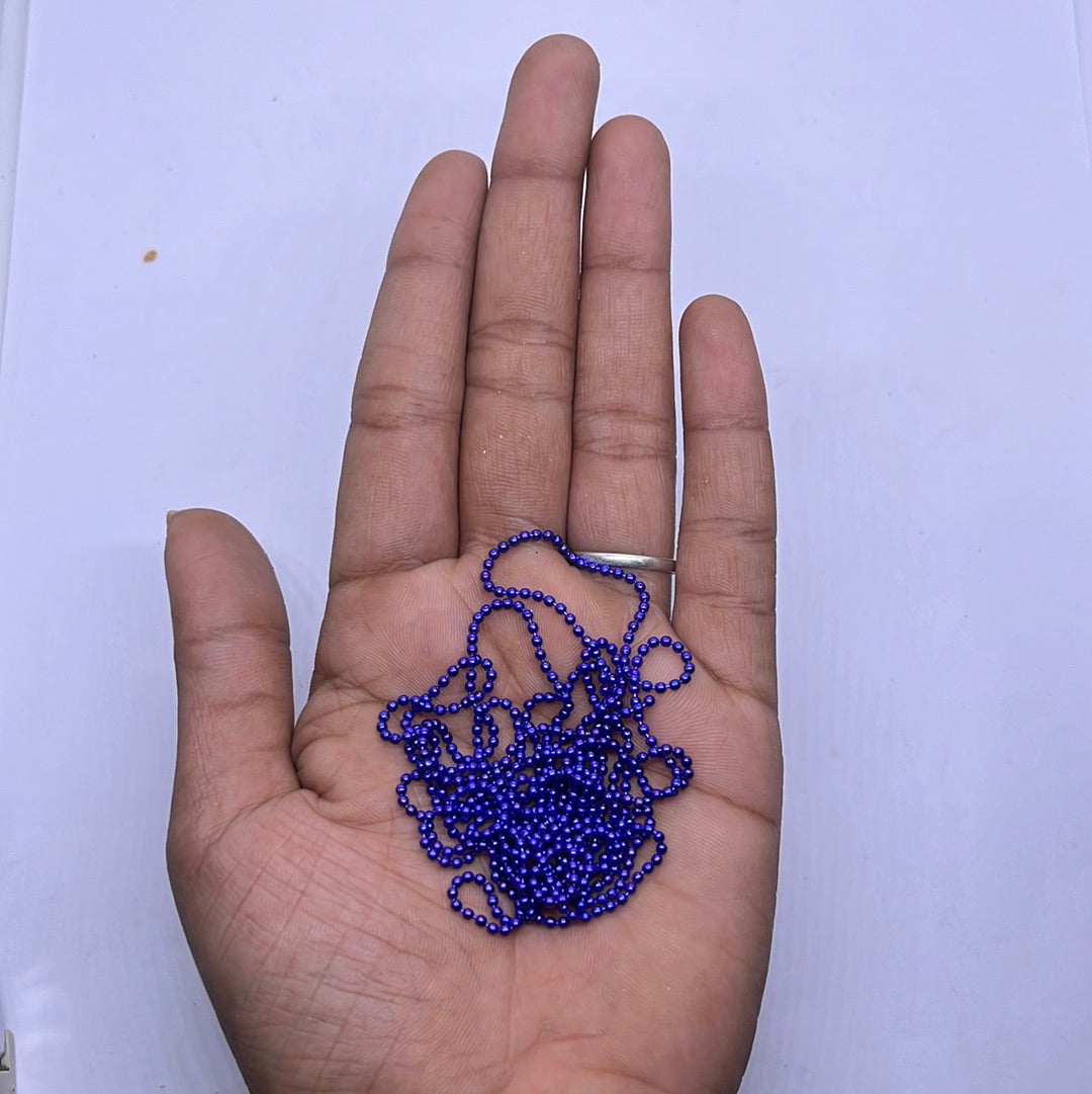 Multicolour ball chain Embroidery and jewelry making