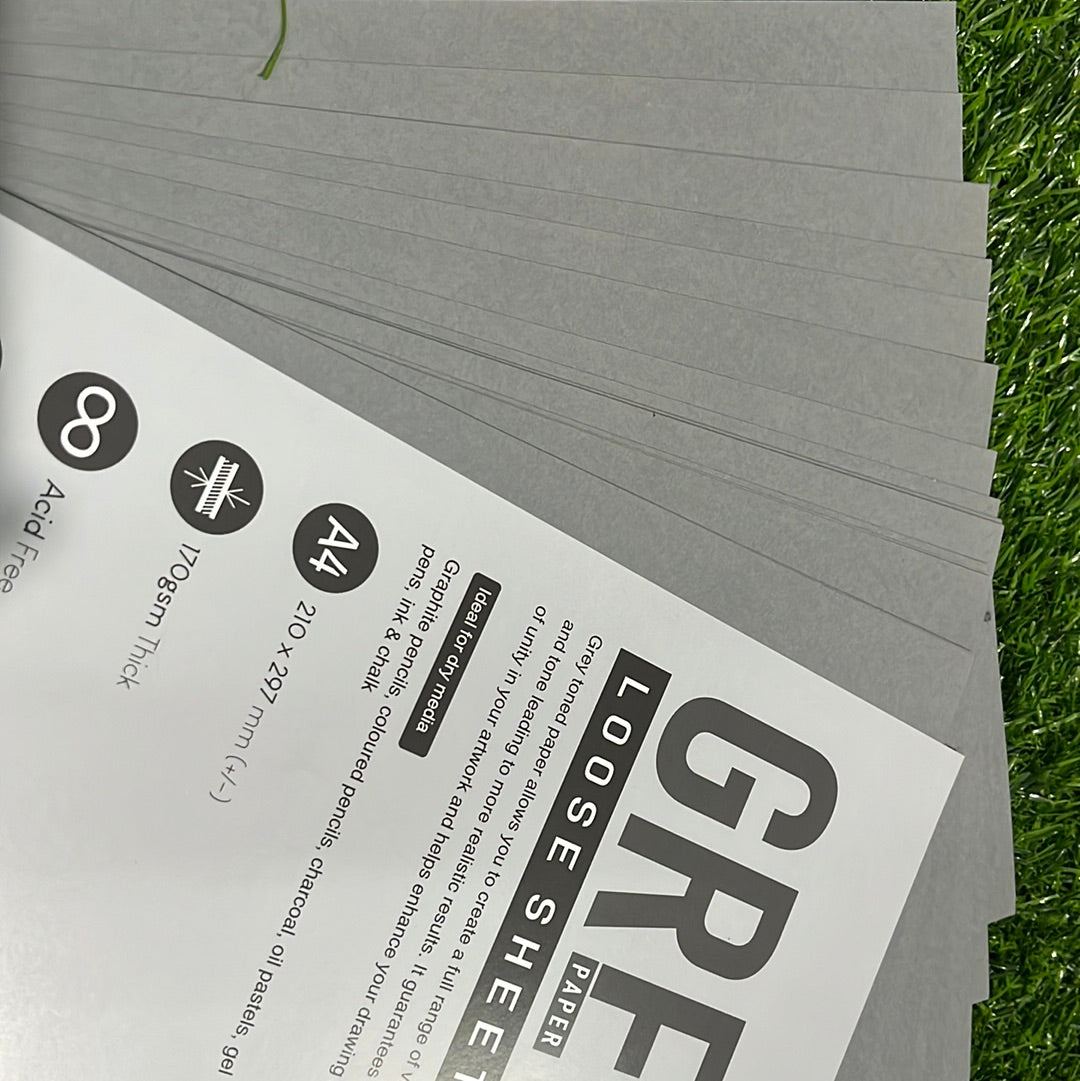 Grey paper loose 25 sheets