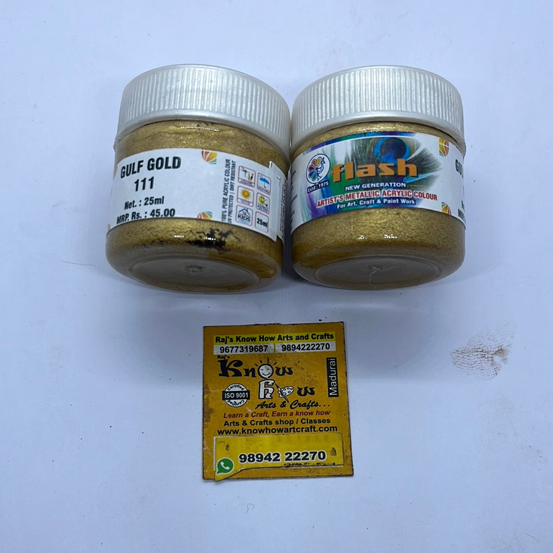 Gulf gold flash colour – KnowHowArtCraft
