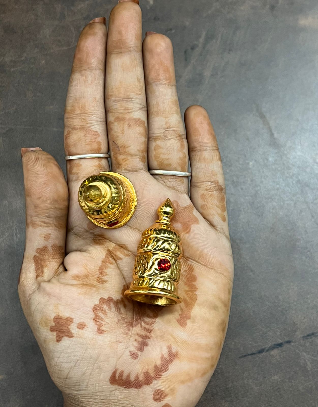 Gold plated Full Round AMMAN  GREEDAM MINI 1 PIECE-MAGRD