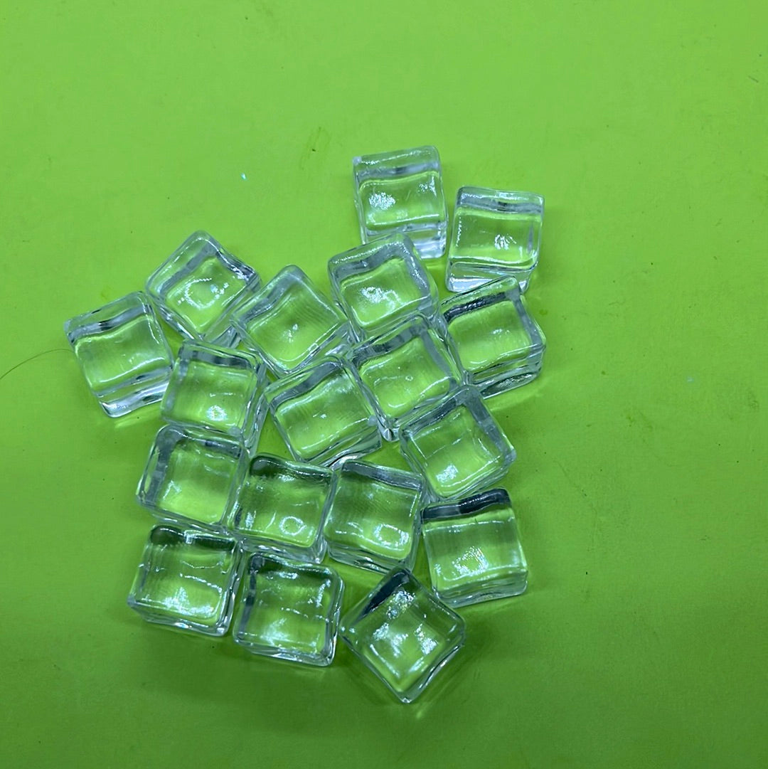 12mm square Beads