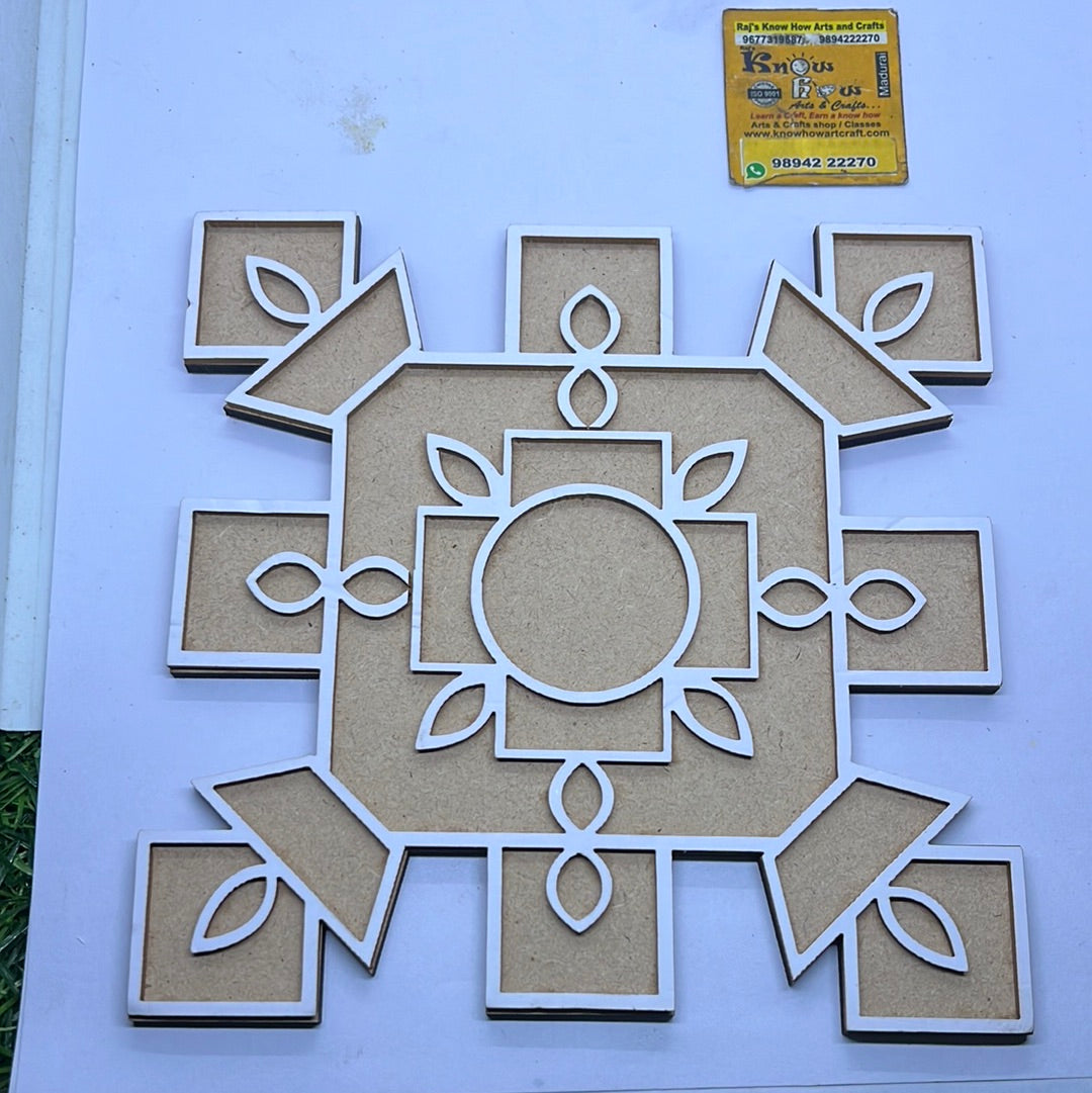 Mdf rangoli cutout