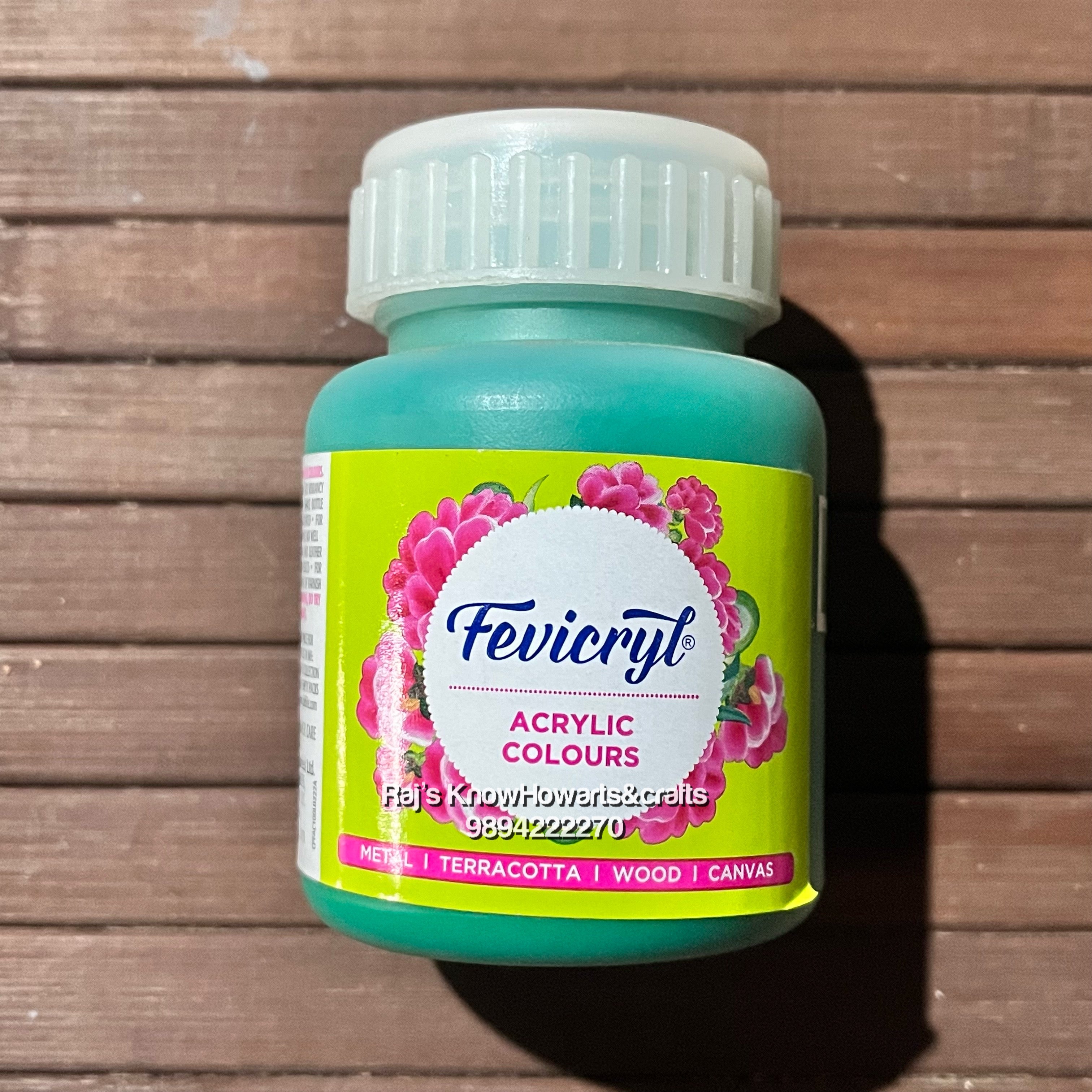 Light Green 100ml fevicryl Acrylic color -1 bottle