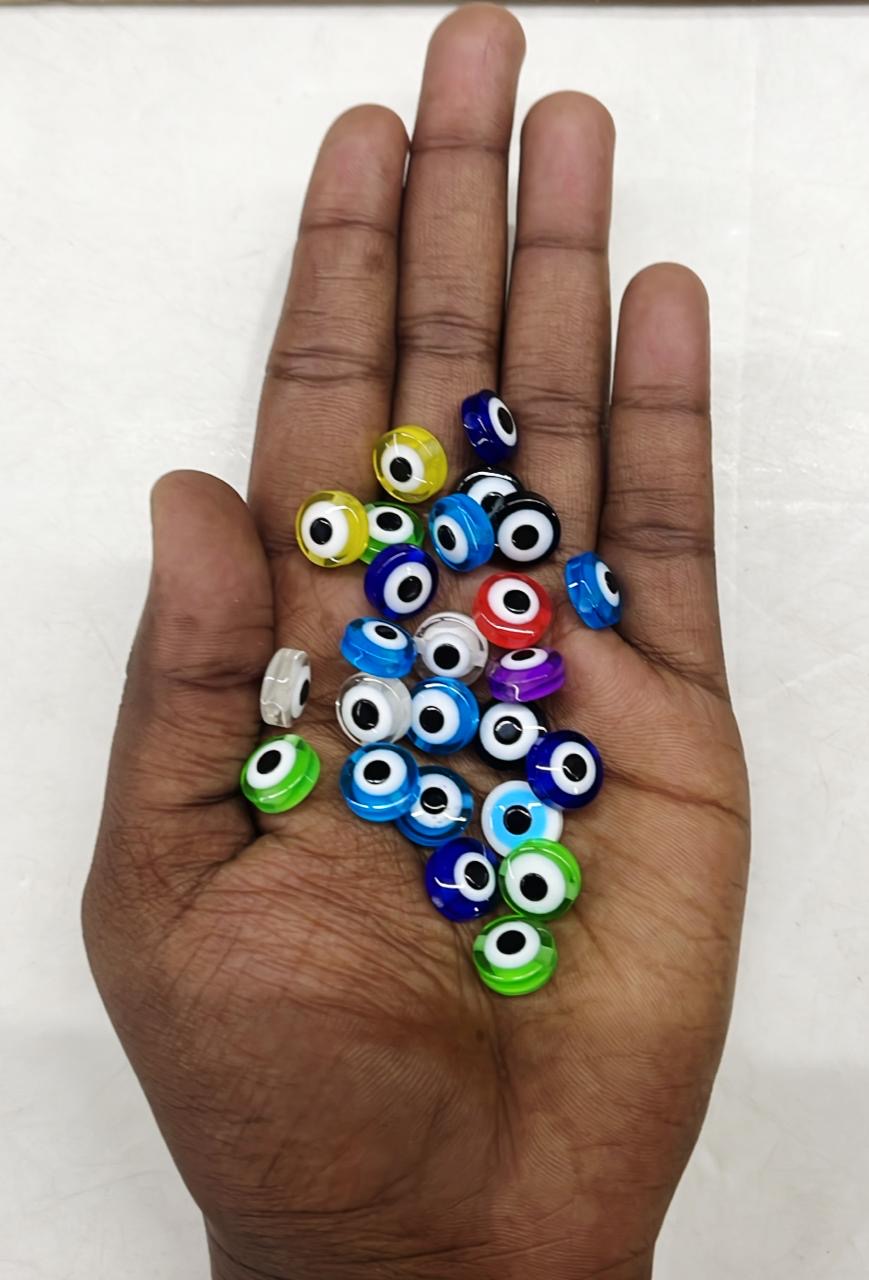 Evil Eye multicolor 8mm&10mm available beads-1pack