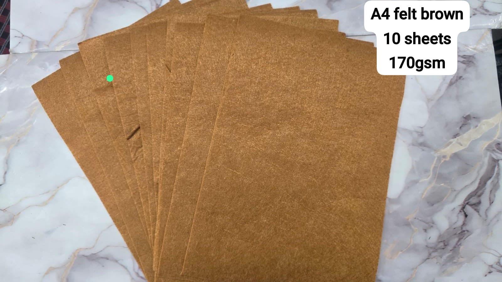A4 felt 10 sheets170 gsm single colour assorted 1pack