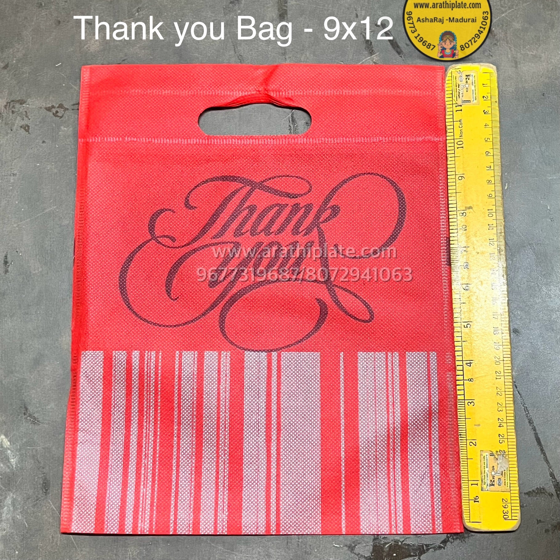 Thank you Bag 9x12 - 25 pc