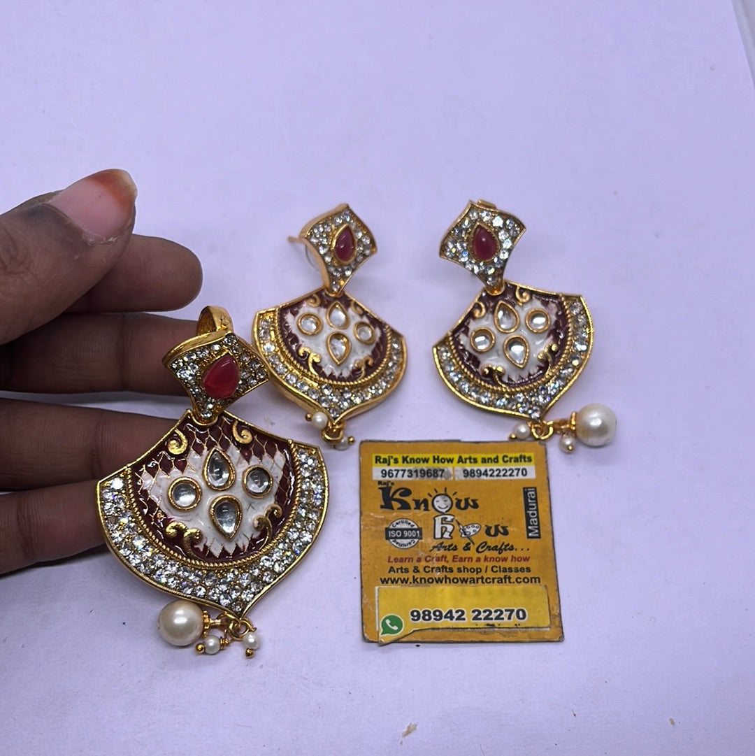 Antique gold color plated pendant jewelry making