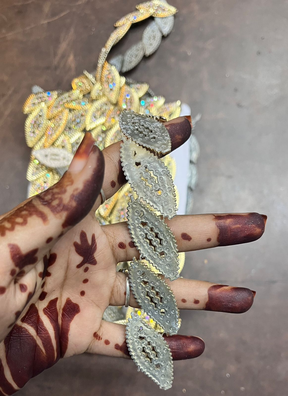 Leaf gold Lace 1 meter-LGL