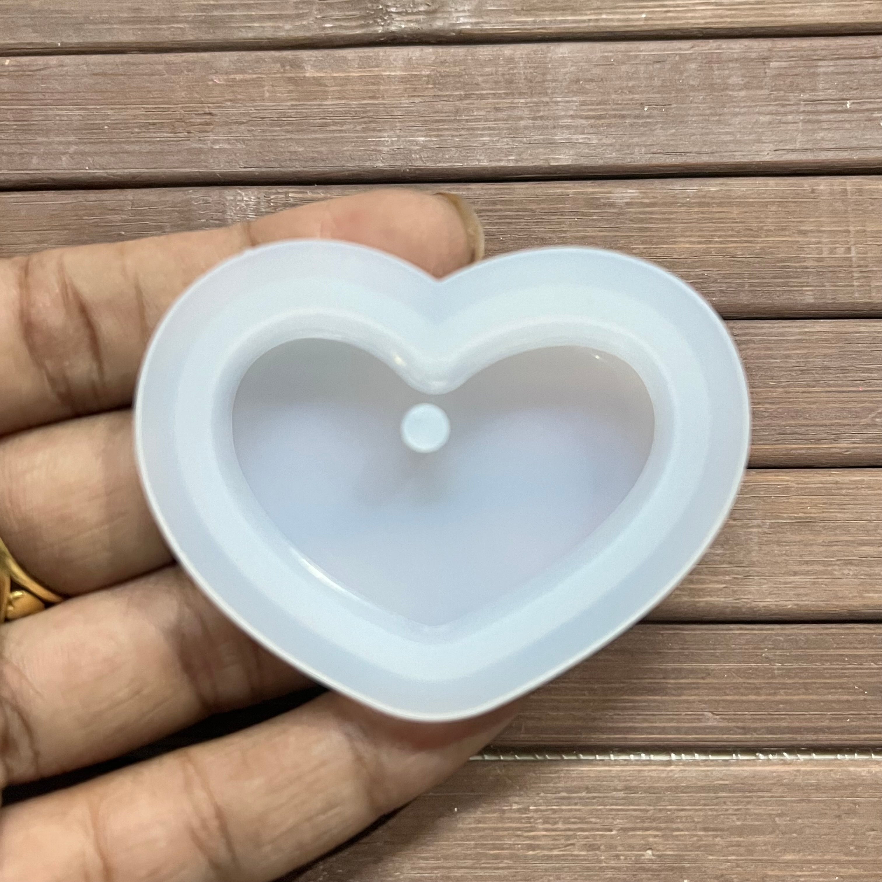 2 inch heart silicon mold