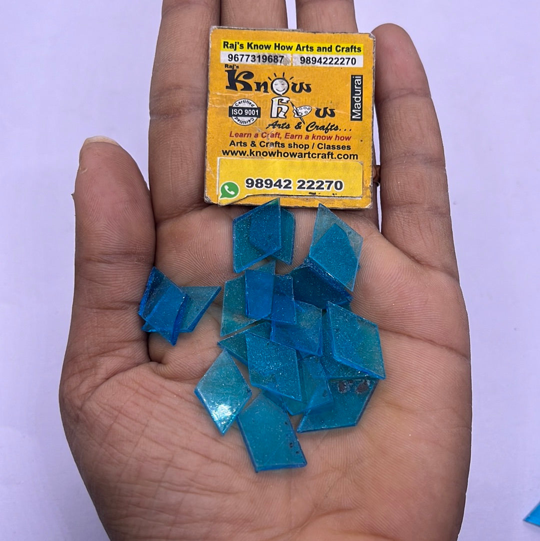 Stained glass mosaic Diamond 50g in a pack