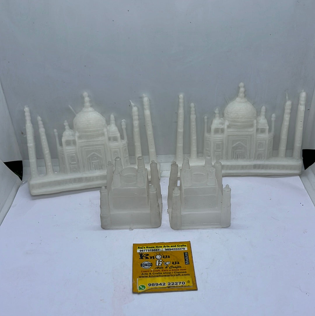 Plastic Taj mahal 4pc approximately