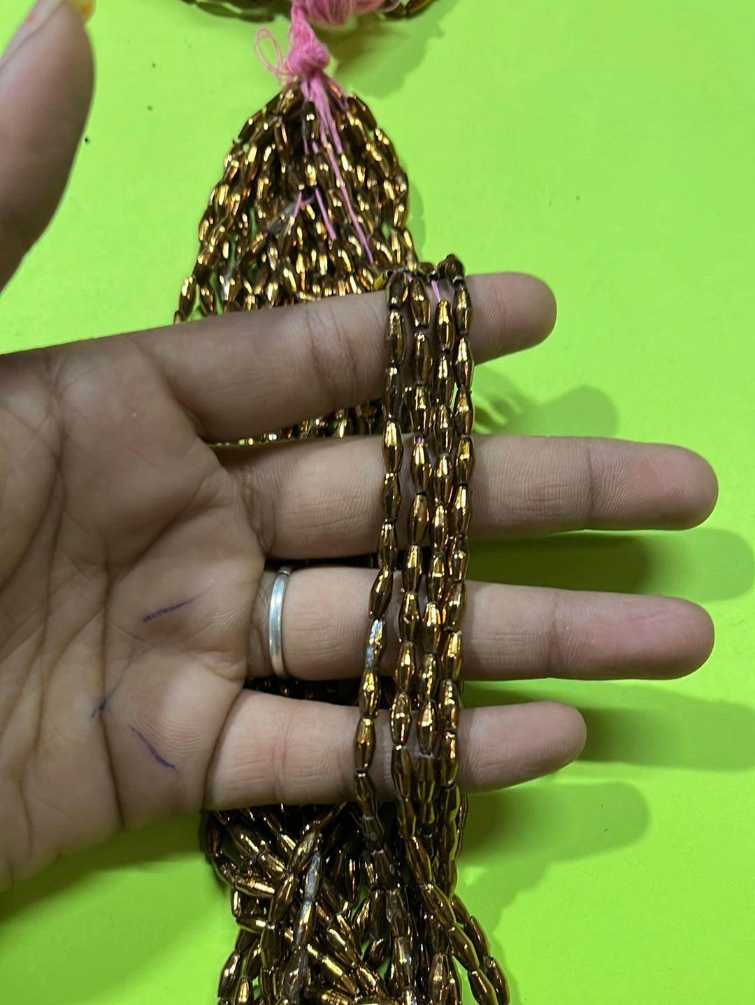 Wheat kothumai beads -500 piece in a bunch 2