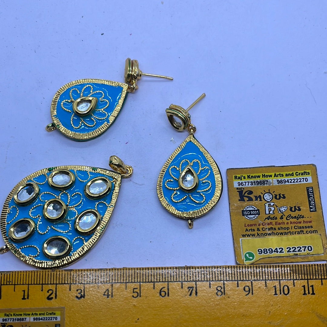 Color plated pendant jewelry making