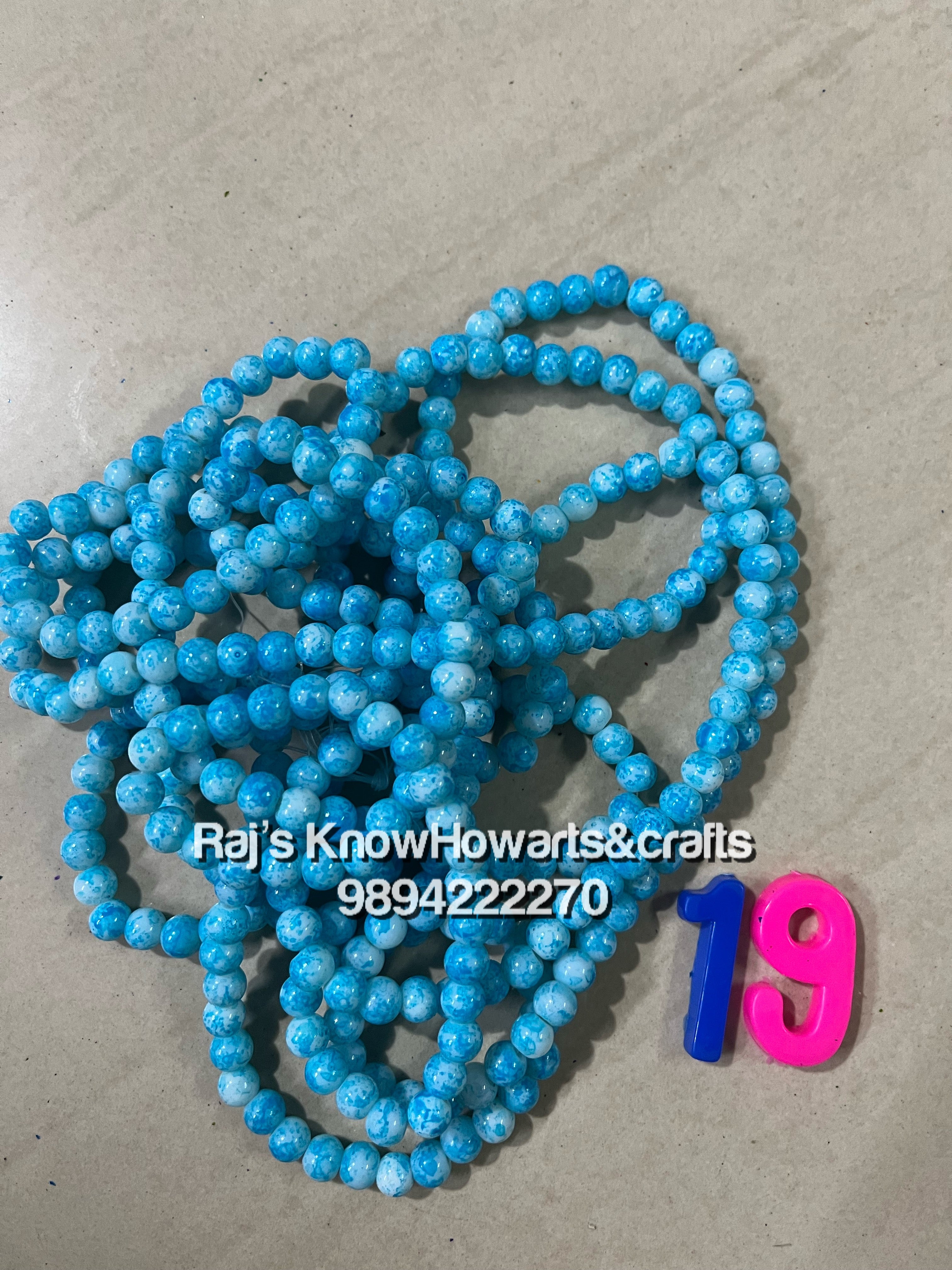 Marble beads - 19