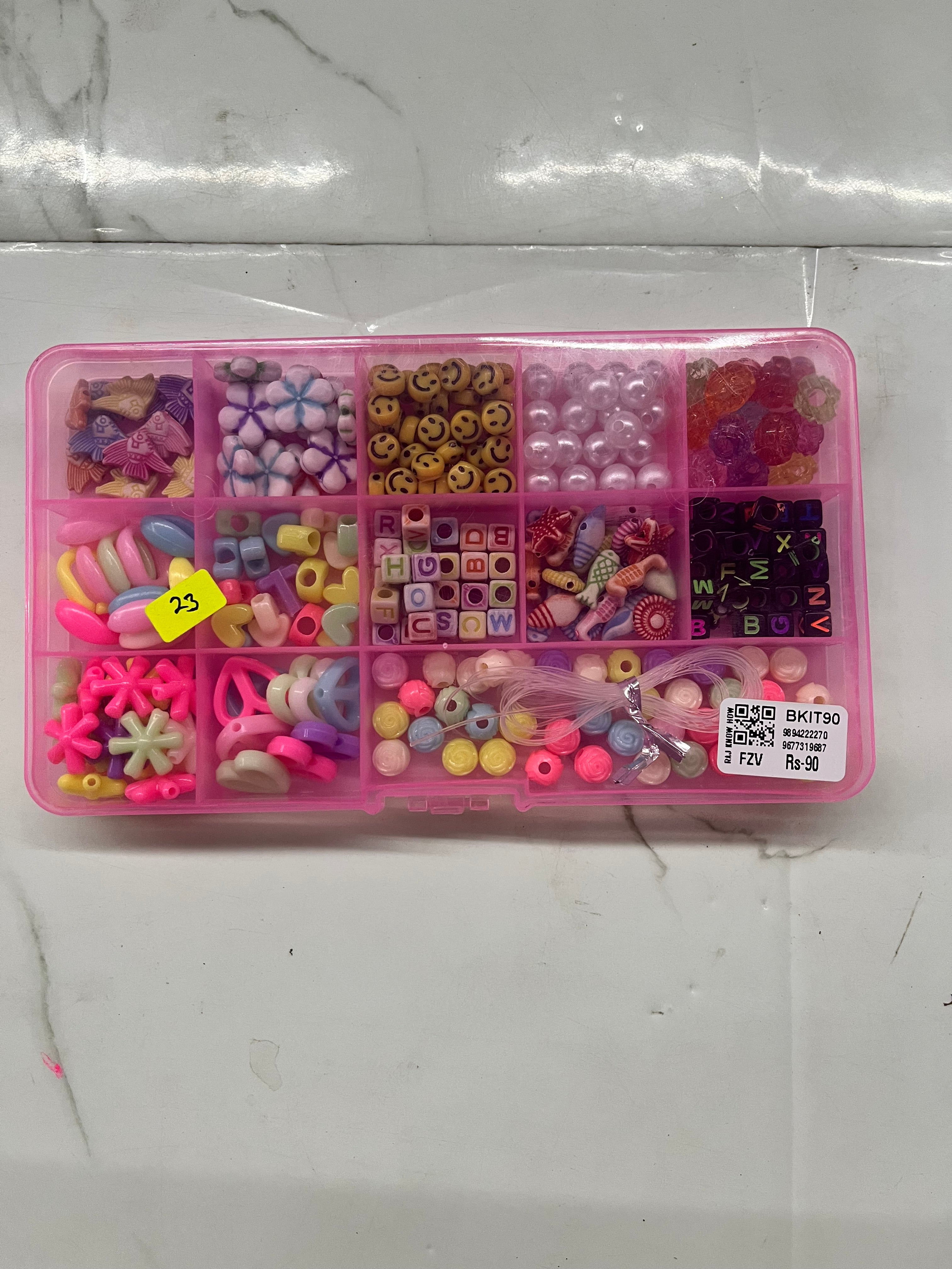 Bracelet beadsmaking kit -13 partion box  (free shipping only this product)