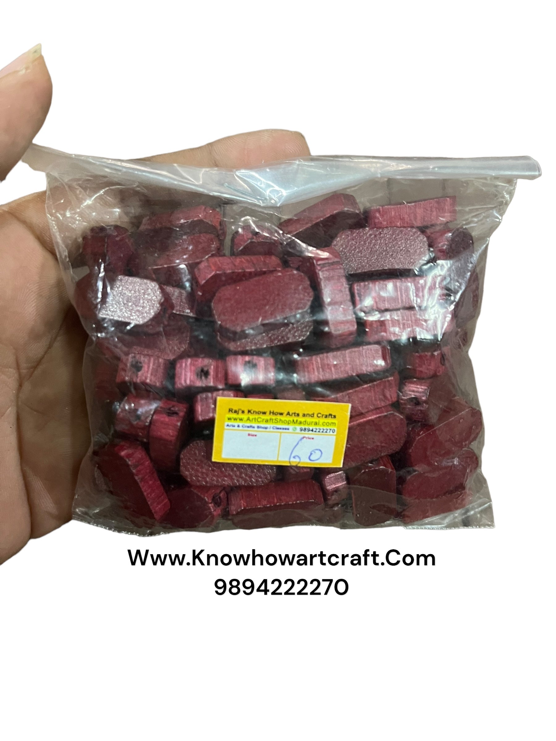 Pakku  beads 50g in a pack