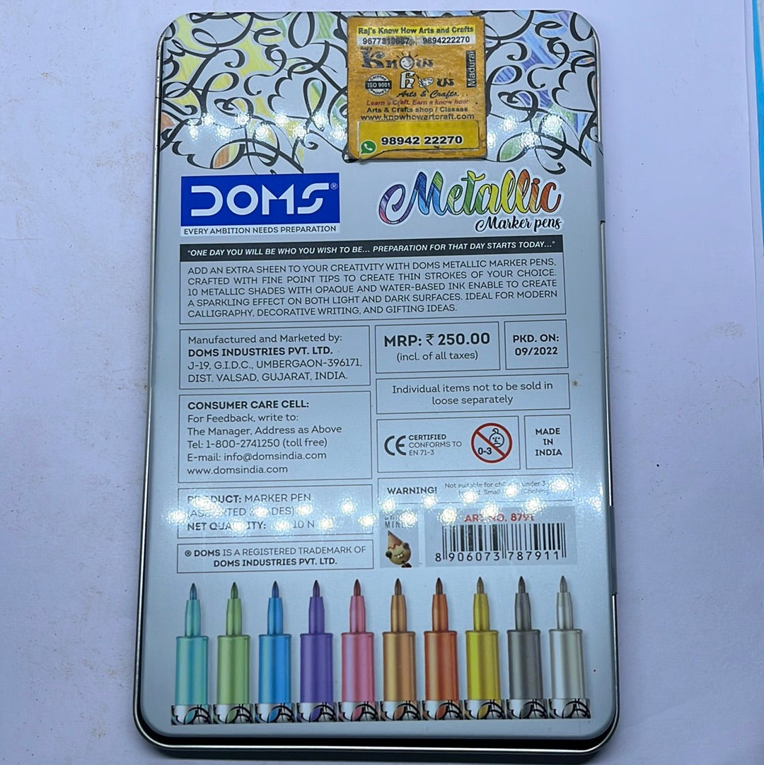 Metallic marker pens 10shades