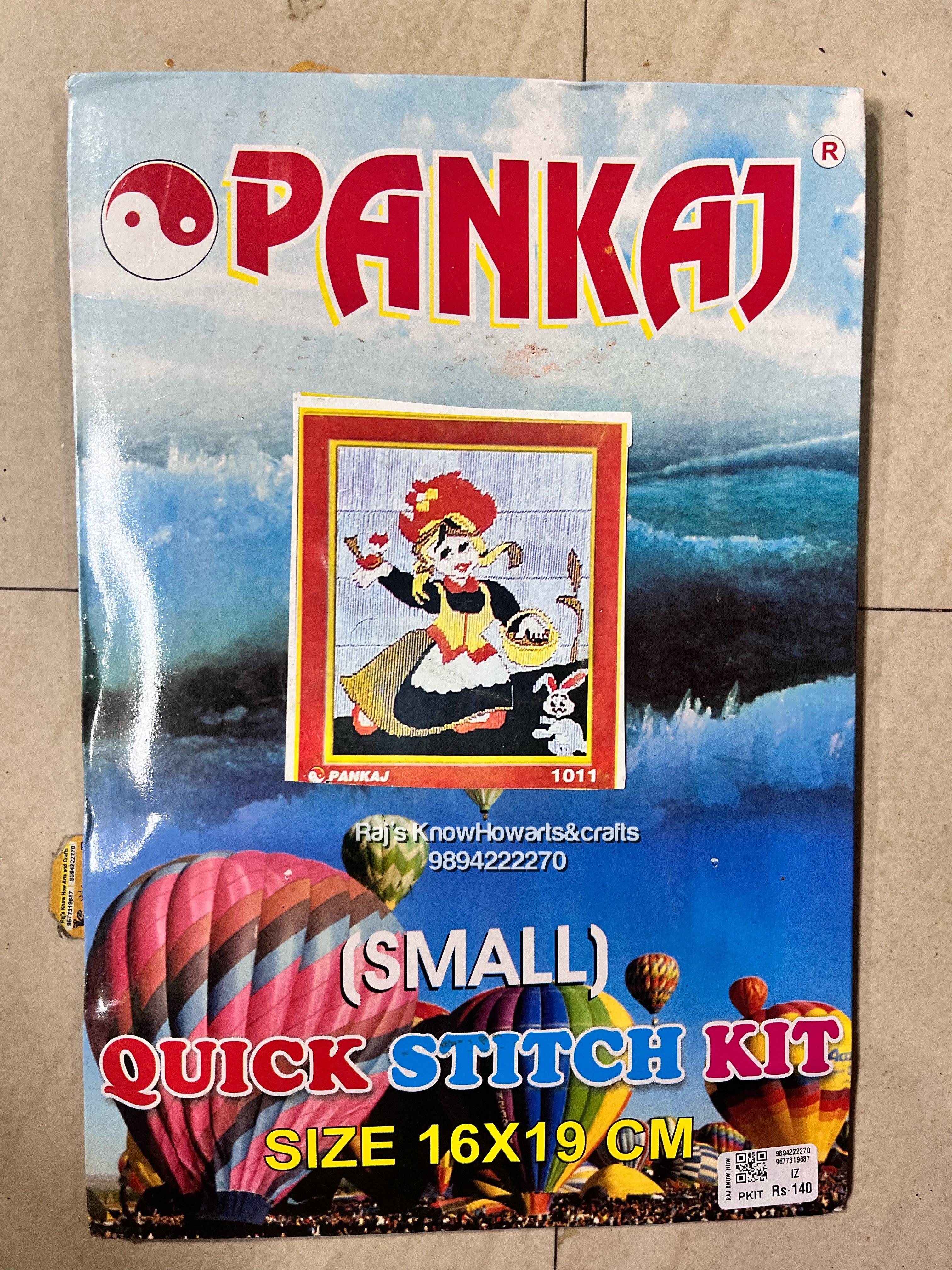 Pankaj Quick Stitch  Kit small - 16x19cm