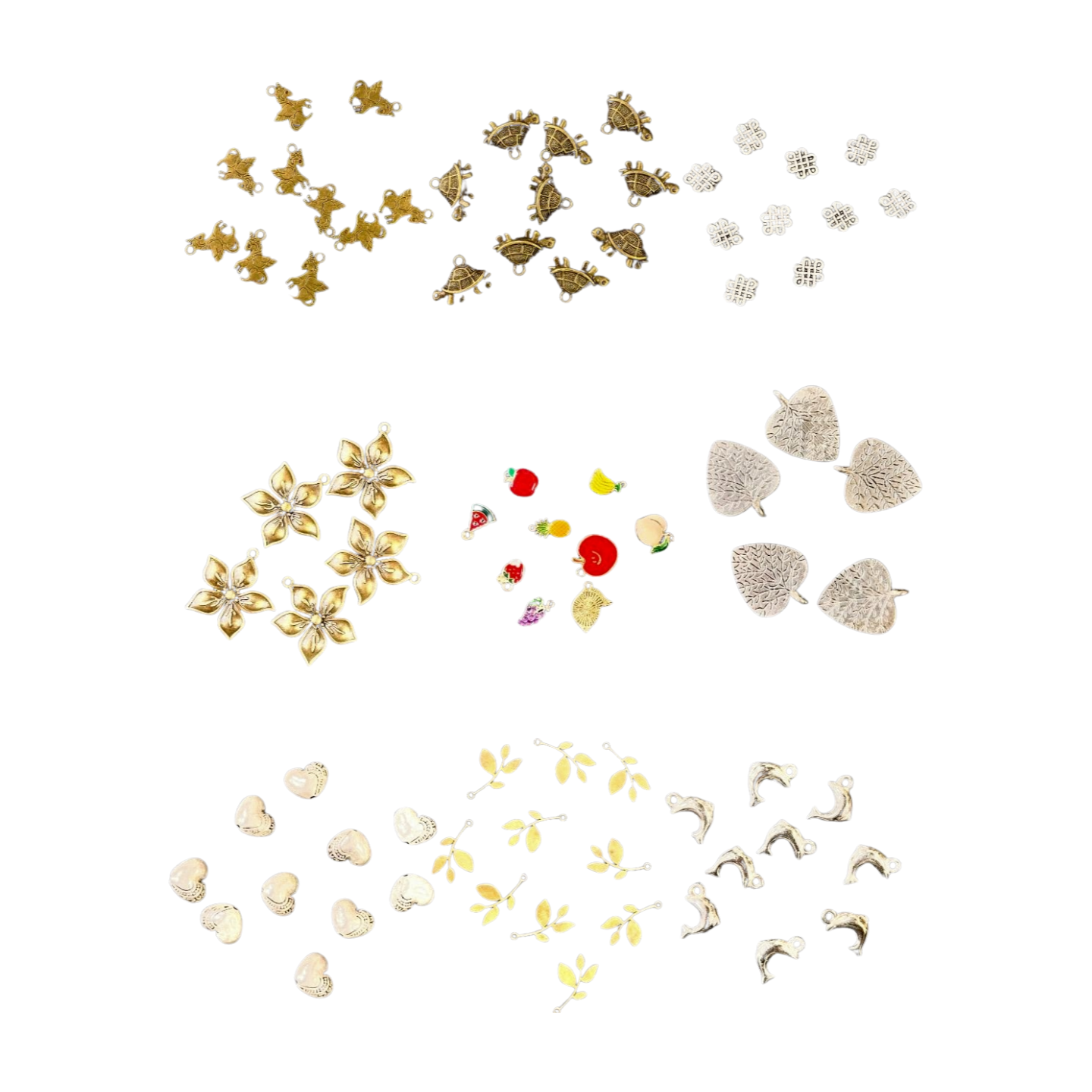 Assorted any 6 design charms
